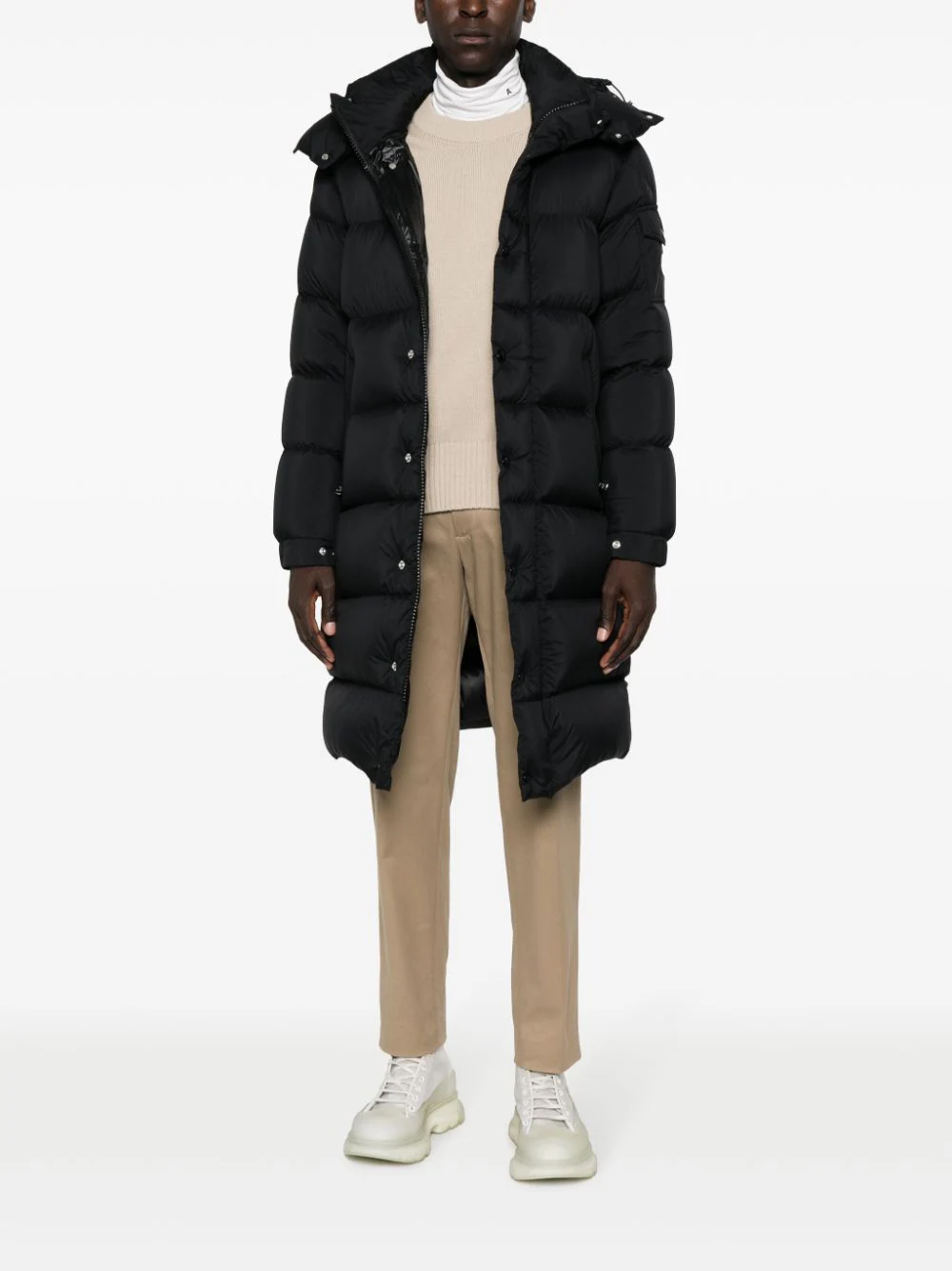 1C0001553333 "HANOVERIAN" PLUMIFERO LARGO CAPUCHA "MONCLER" F5M