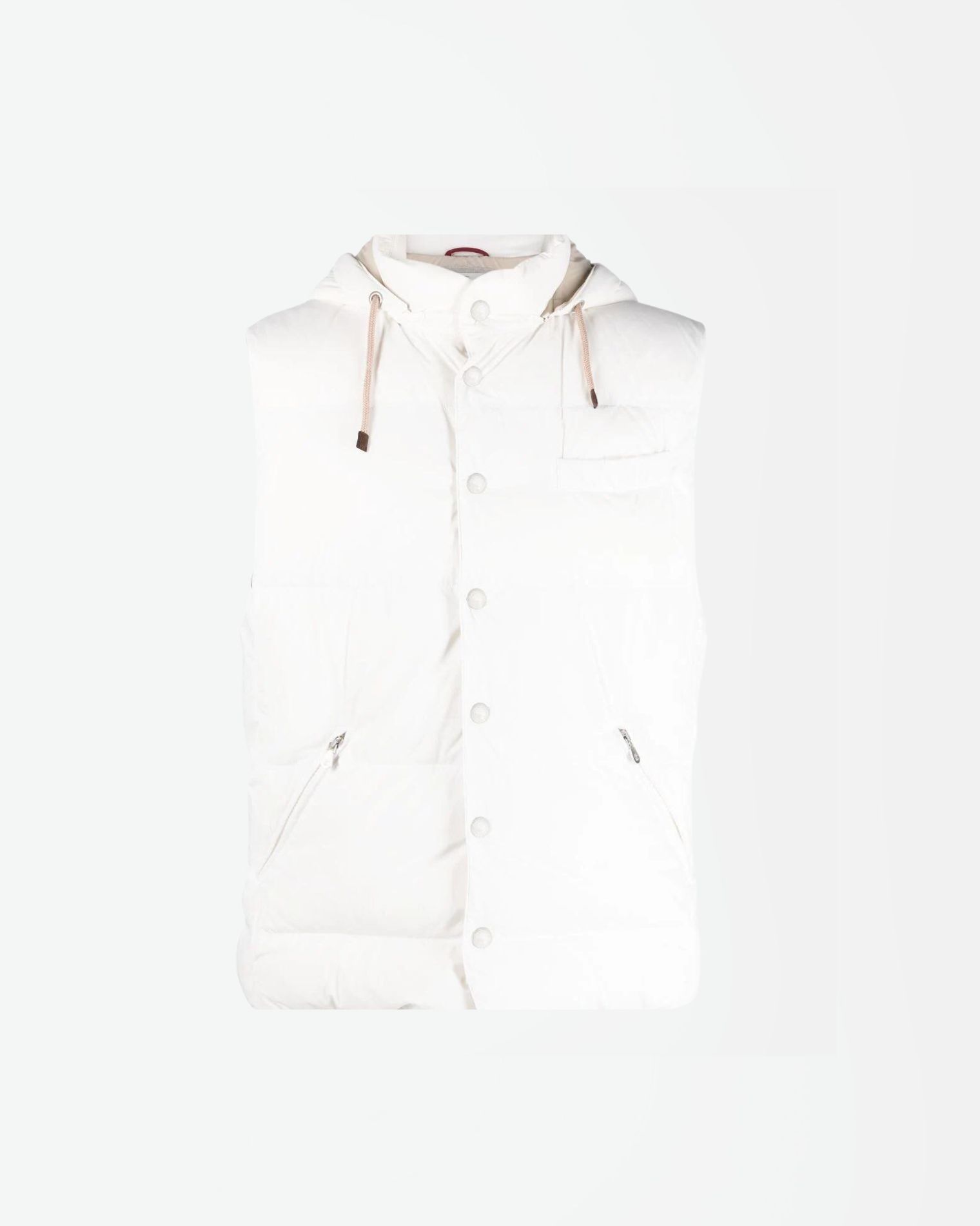 MM4031162 CHALECO PLUMIFERO NYLON CON CAPUCHA "BRUNELLO CUCINELLI" F5M