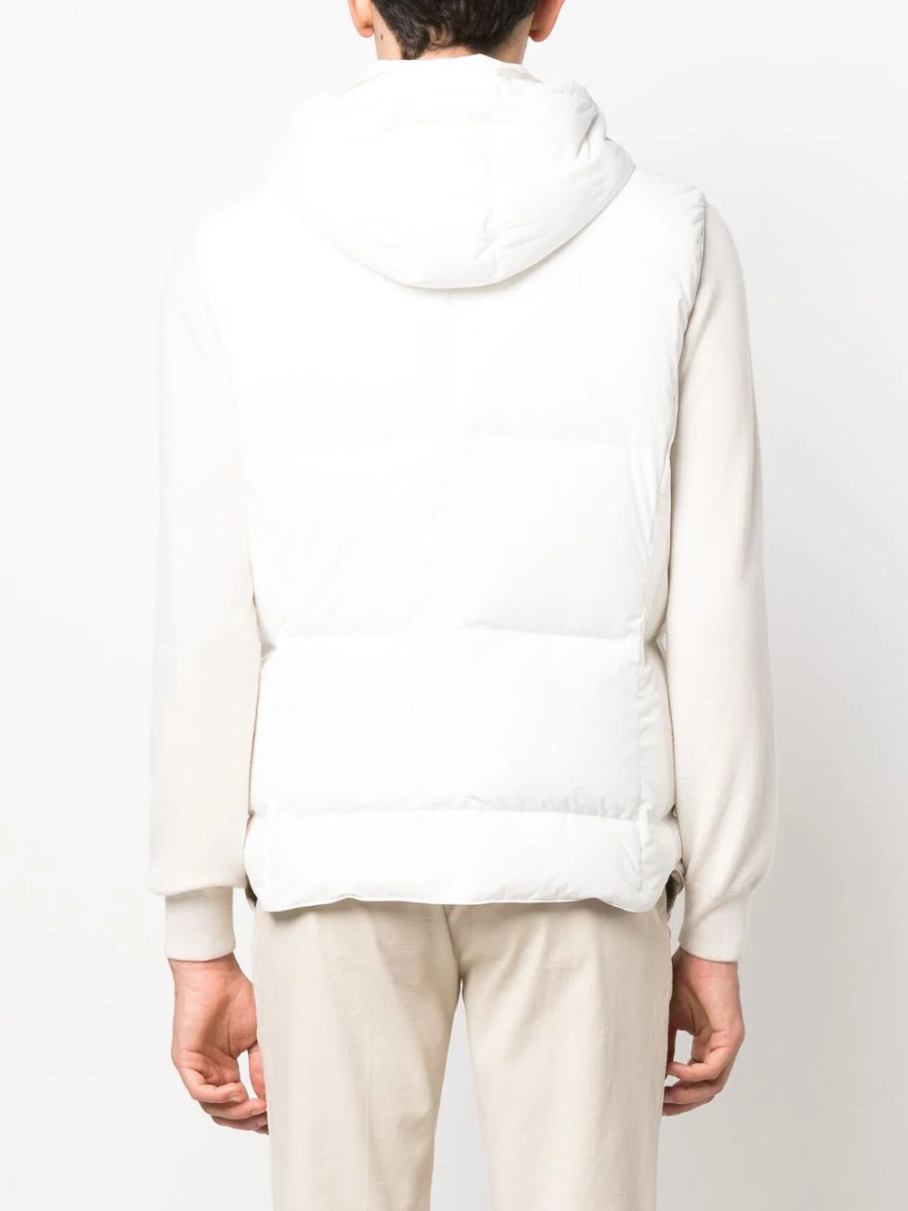 MM4031162 CHALECO PLUMIFERO NYLON CON CAPUCHA "BRUNELLO CUCINELLI" F5M
