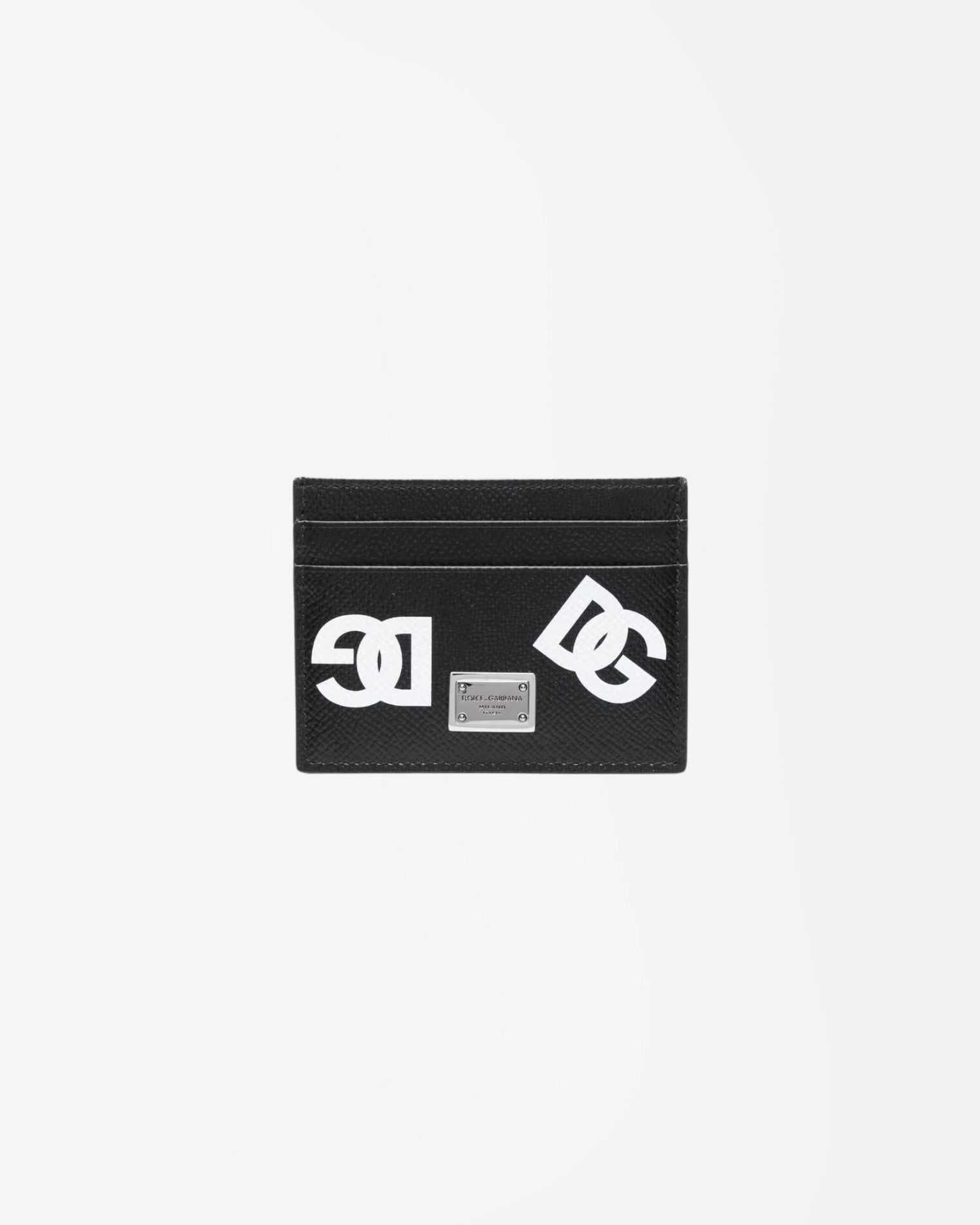 BP0330AG256 TARJETERO PIEL ESTAMPADO LOGOS  DOLCE & GABBANA S4M NEGRO BLANCO