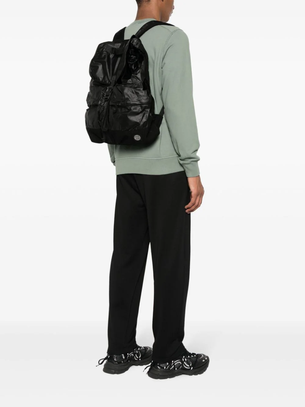 791590770 MOCHILA  NYLON STONE ISLAND F5M NEGRO