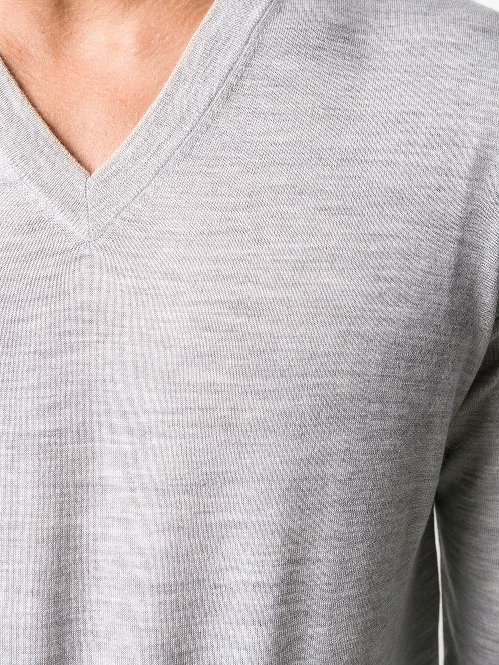 M2400162  SUETER  PICO LANA CASHMERE "BRUNELLO CUCINELLI" F5M F9M - gris
