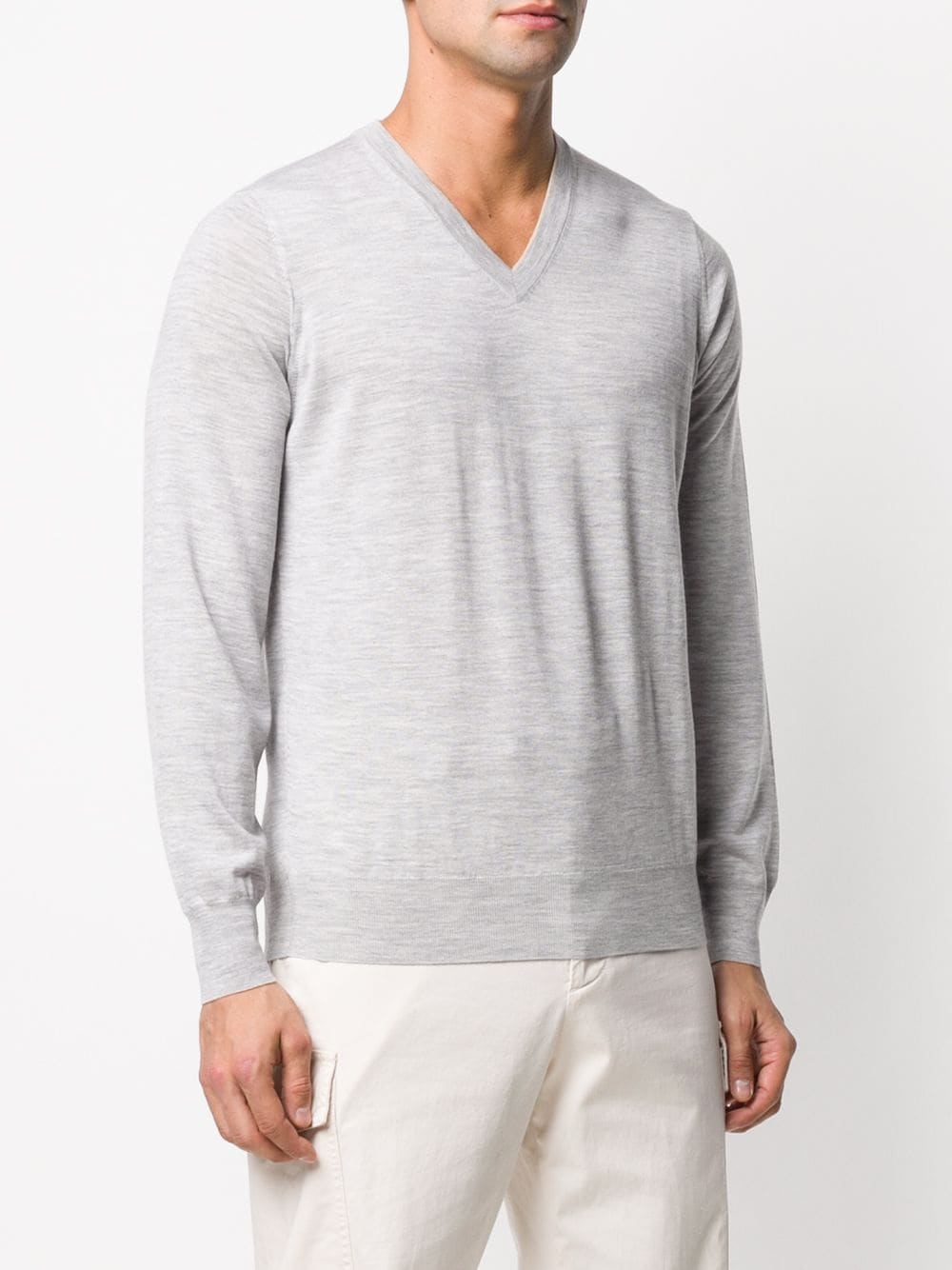 M2400162  SUETER  PICO LANA CASHMERE "BRUNELLO CUCINELLI" F5M F9M - gris