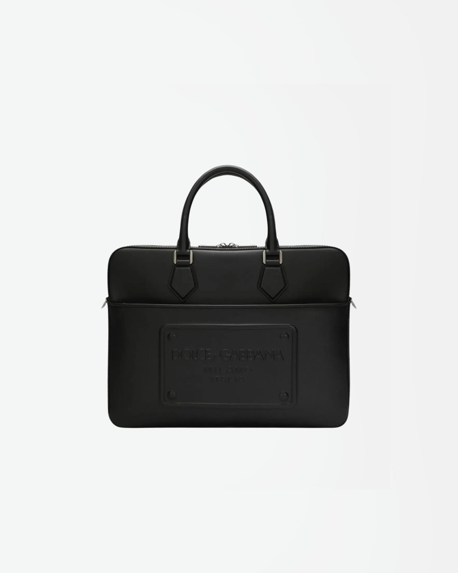 BM2298AG218 BOLSO CRUZADO MESSENGER PIEL CON LOGO RELIEVE DOLCE & GABBANA S6M NEGRO