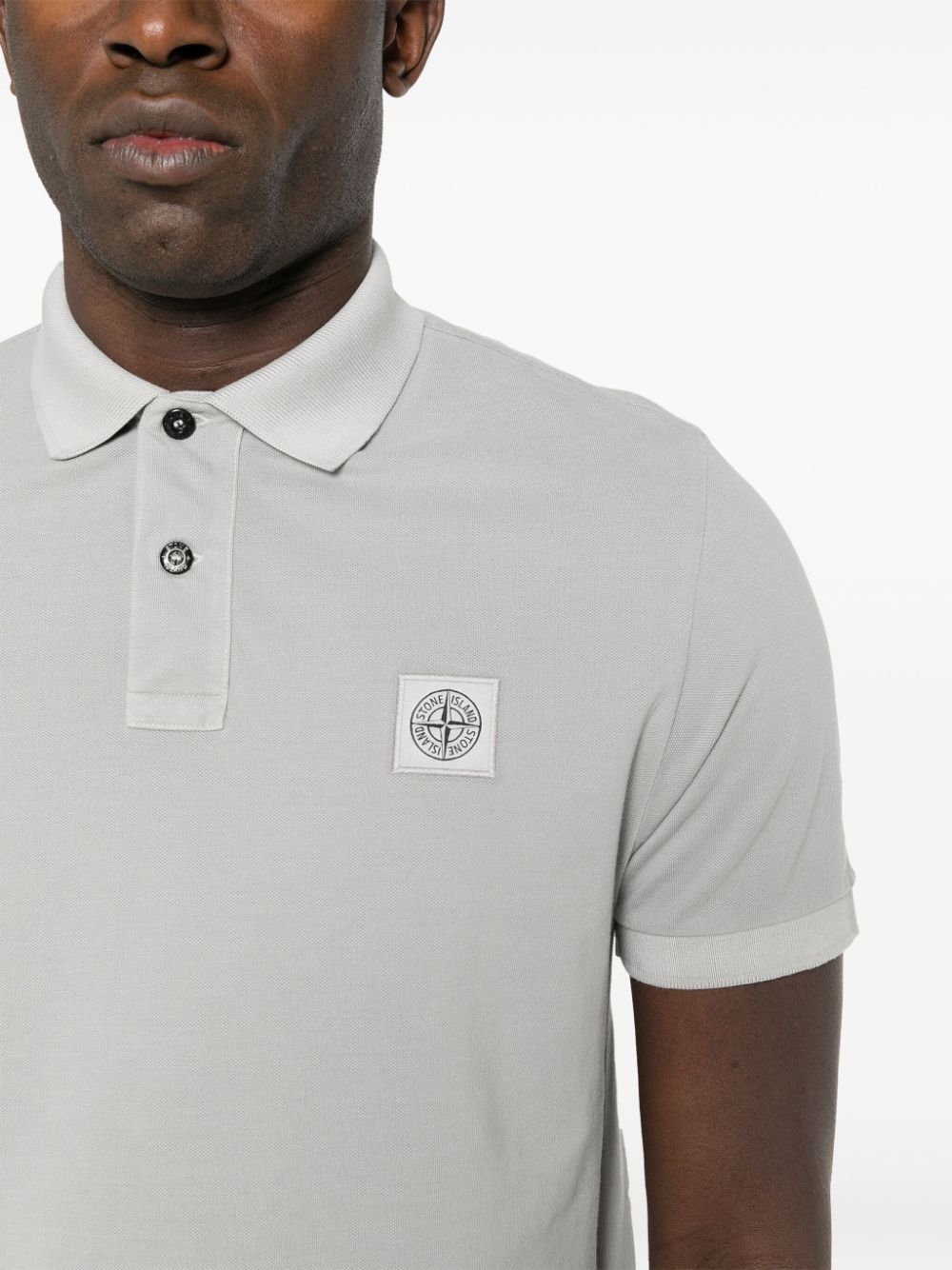 80152SC67 POLO SLIM FIT M/ CORTA "STONE ISLAND" S6M