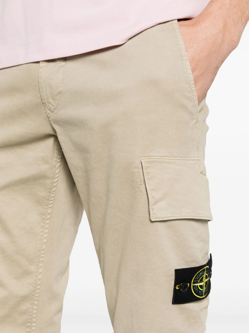 15602F3 PANTALÓN FELPA  "STONE ISLAND" S4M (copia) - beige arena