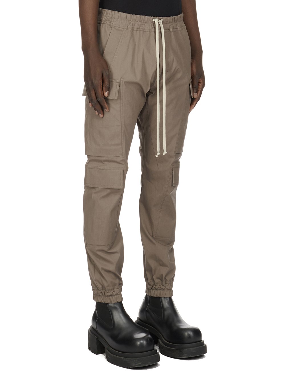 RU01D3337BA "MASTODON CARGO" PANTALÓN  NUEVO CARGO FELPA "RICK OWENS" S6M