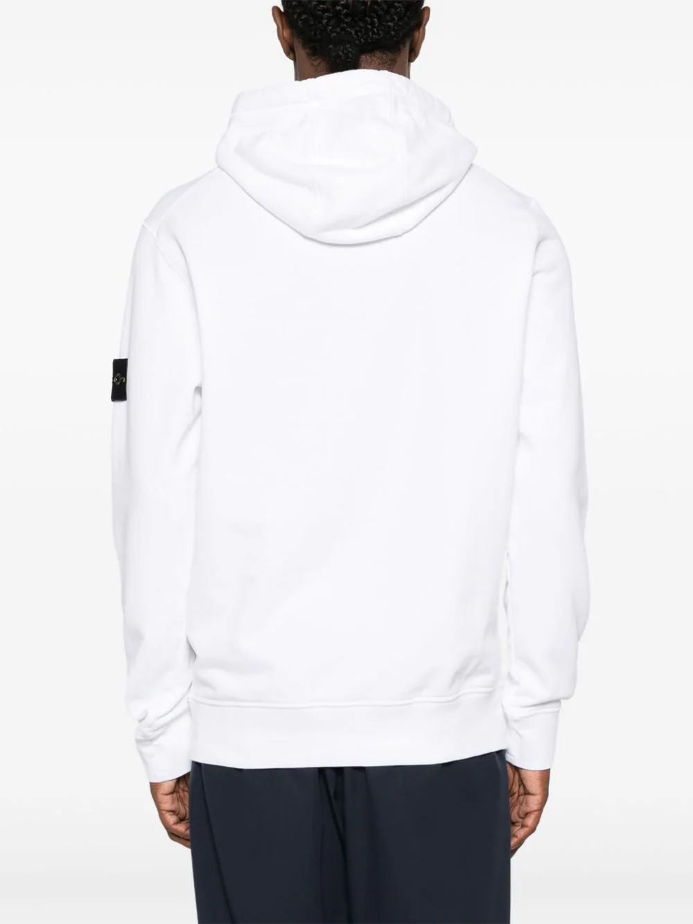811564151 SUDADERA CAPUCHA STONE ISLAND F6M BLANCO