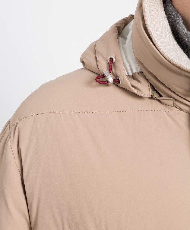 MM4911827 PLUMIFERO LARGO BRUNELLO CUCINELLI F7M BEIGE