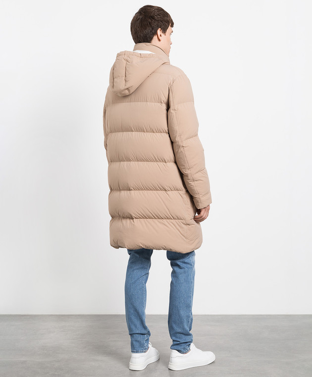 MM4911827 PLUMIFERO LARGO BRUNELLO CUCINELLI F7M BEIGE