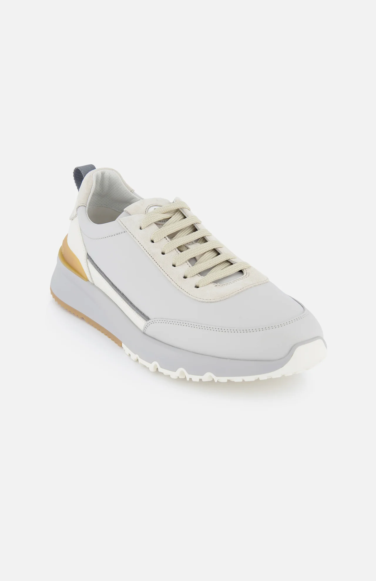 MZULSCO278 SNEAKER "RUNNING" PIEL "BRUNELLO CUCINELLI" F7M - gris