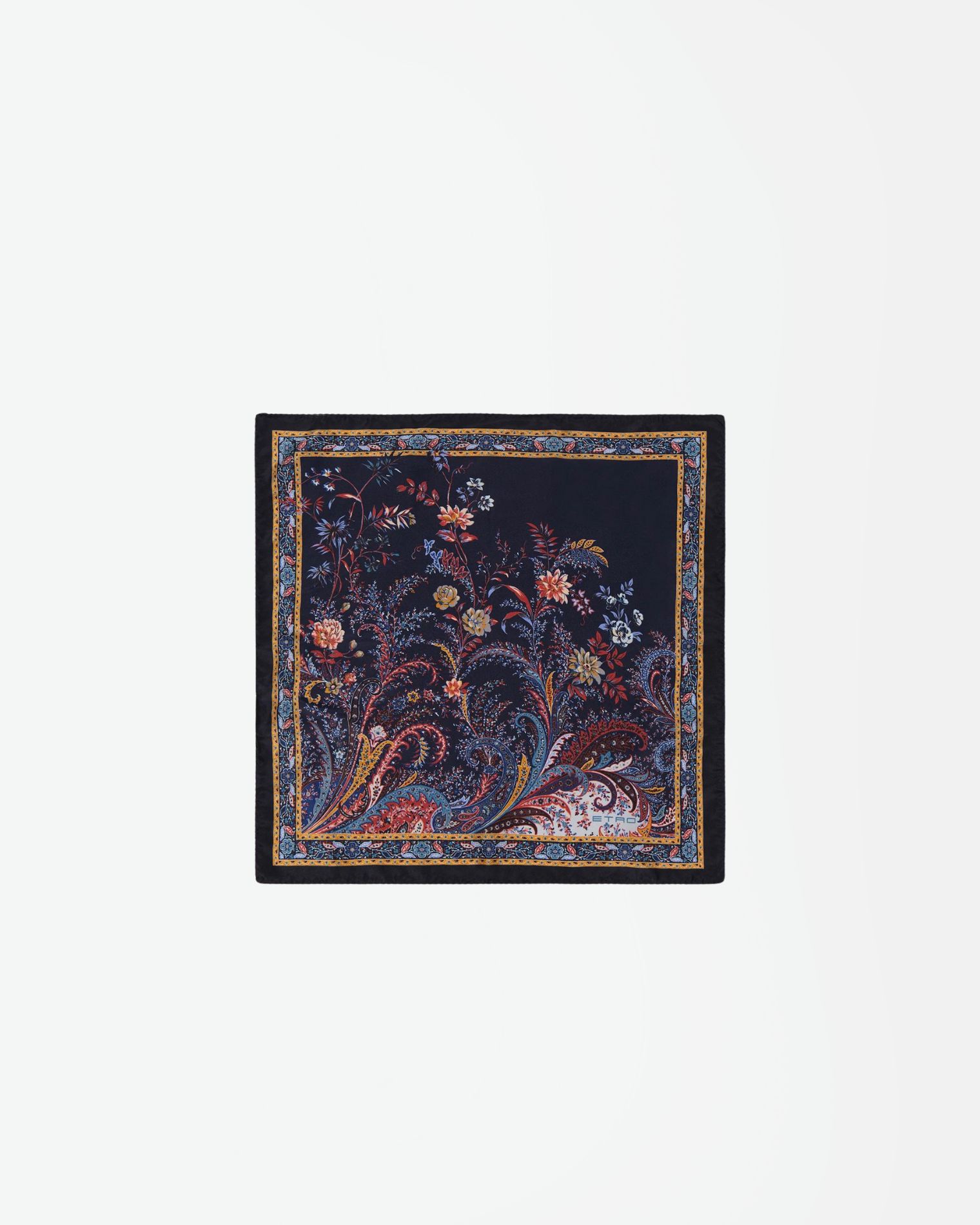 MAUA0004 AS225 PAÑUELO BOLSILLO FLORALETROS6M MARINO