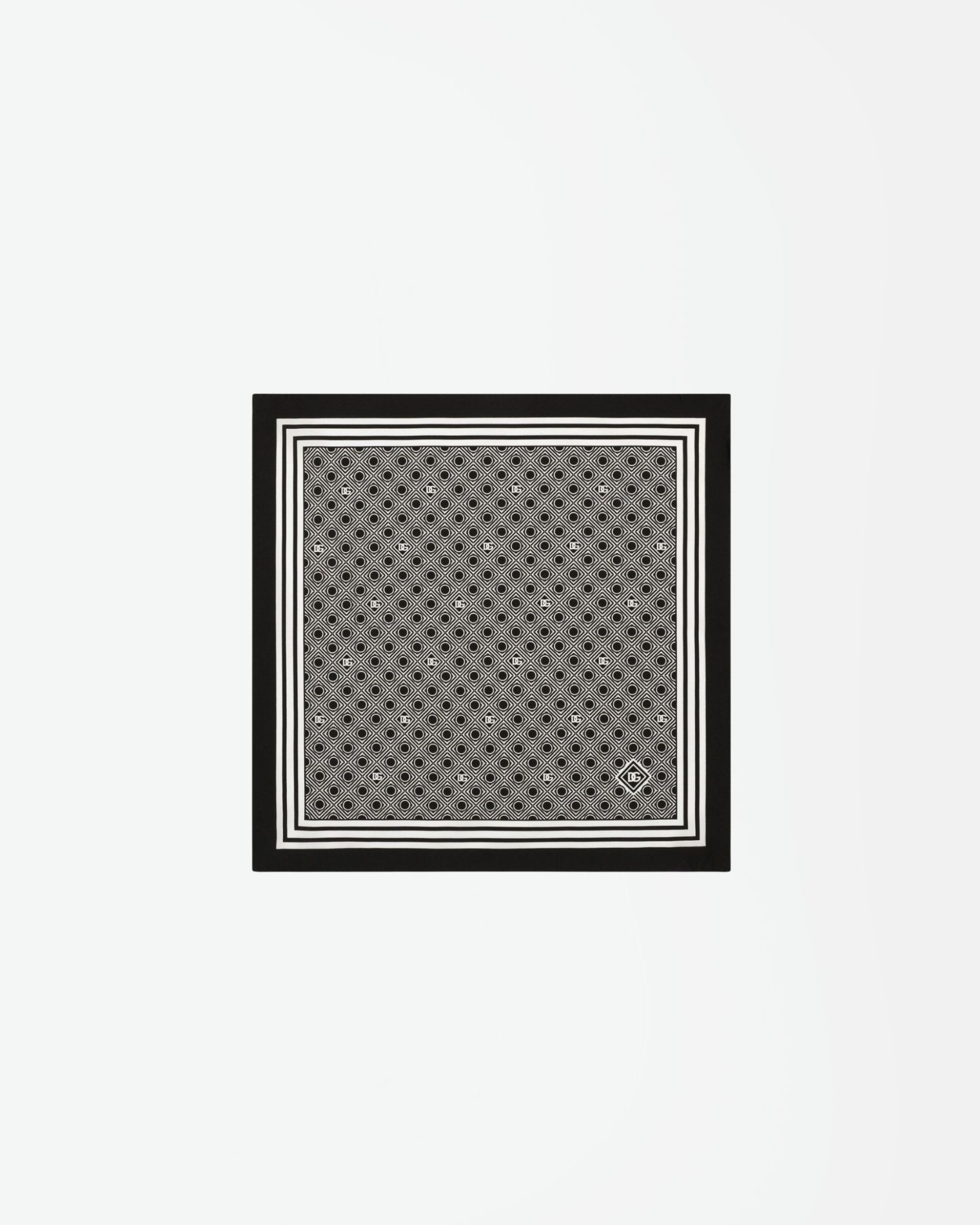GR412EG0WT2 PAÑUELO ESTAMPADO GEOMÉTRICO  DOLCE & GABBANA  S4M (copia) NEGRO BLANCO