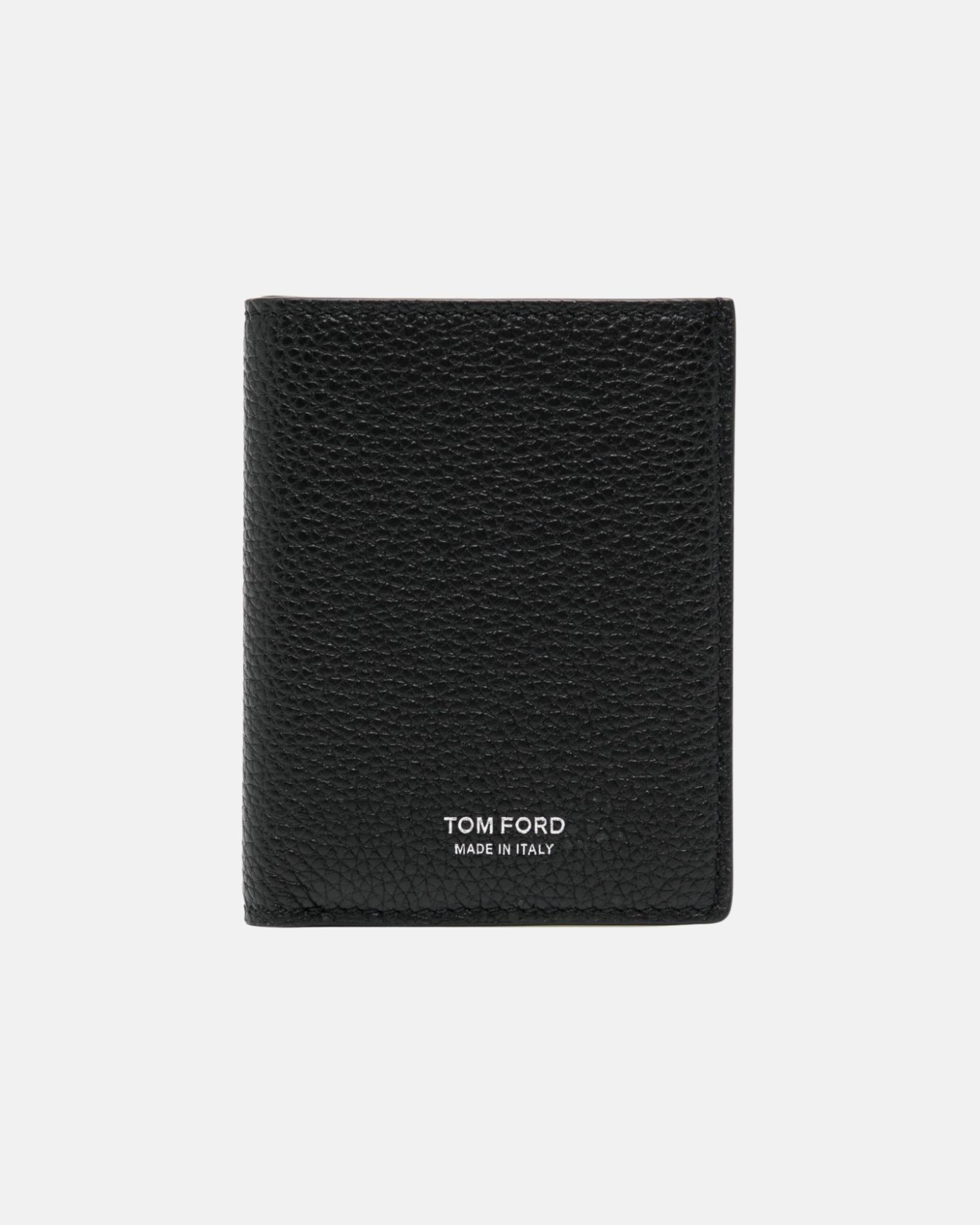 Y0279LCL326S TARJETERO PLEGABLE GRANO SUAVE BICOLOR TOM FORD F5M NEGRO LIMA