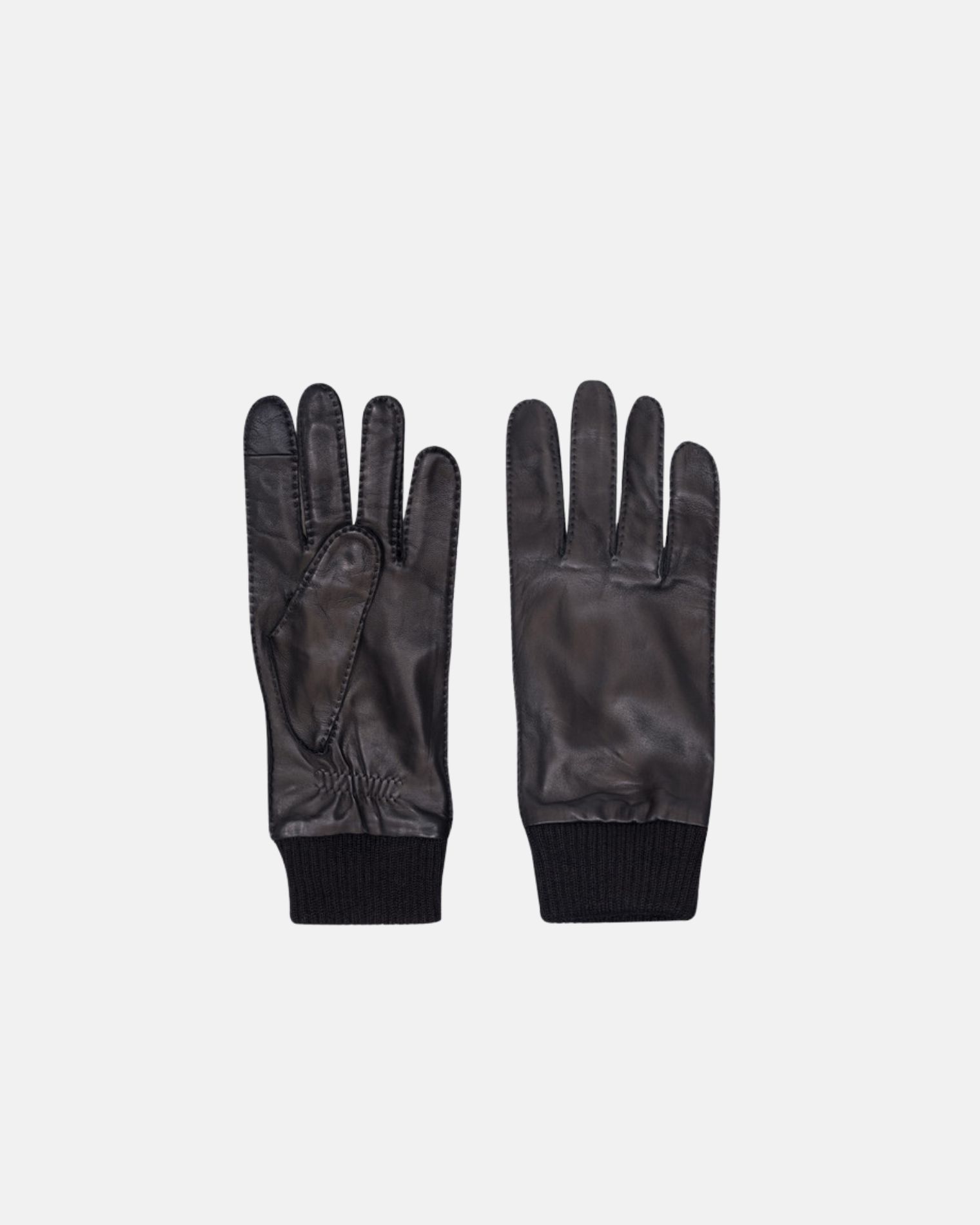 HGV301350 GUANTES PIEL AMI PARIS F7M NEGRO