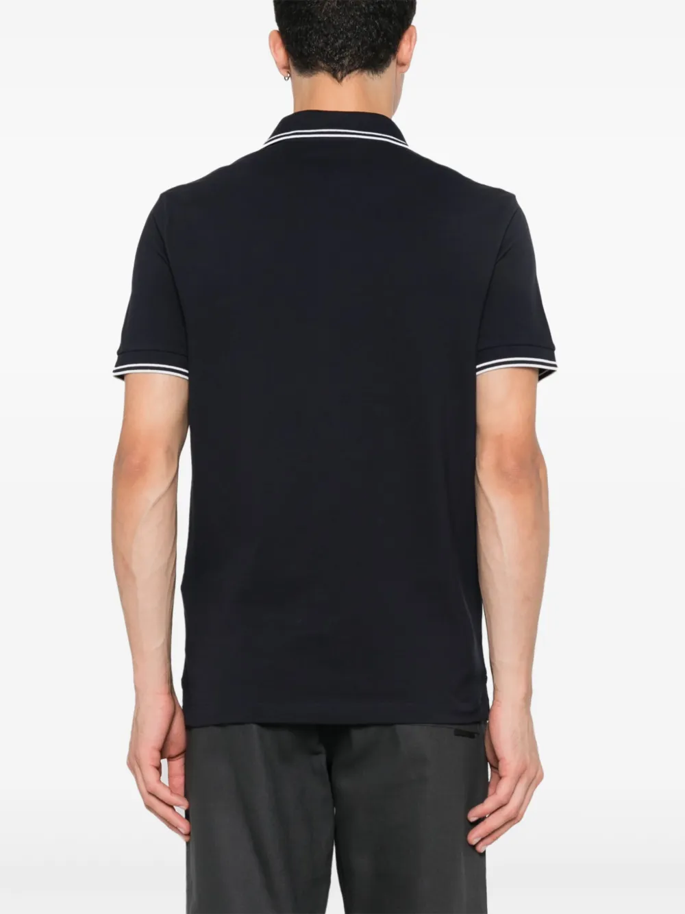 K1S1522002SCS0018 POLO PIQUÉ STRECHT "STONE ISLAND" S8M  - marino