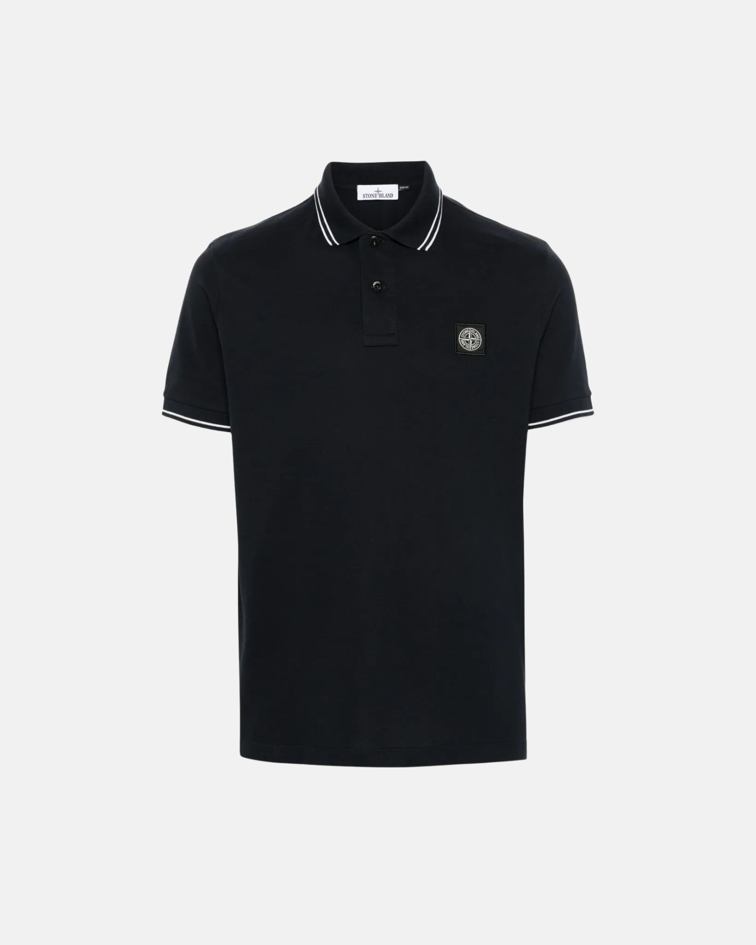 K1S1522002SCS0018 POLO PIQUÉ STRECHT "STONE ISLAND" S8M  - marino