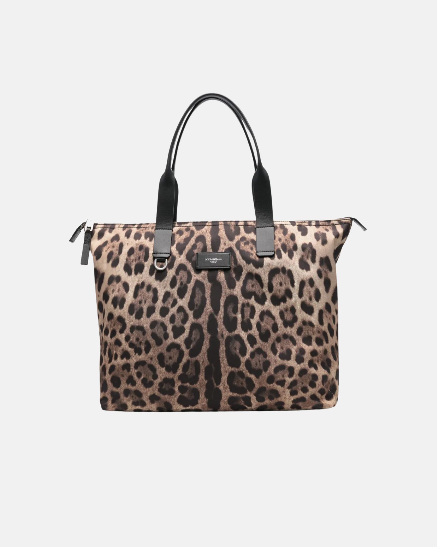 BM2375A6F30 BOLSO SHOPPING PRINT LEO DOLCE & GABBANA S8M   BEIGE NEGRO