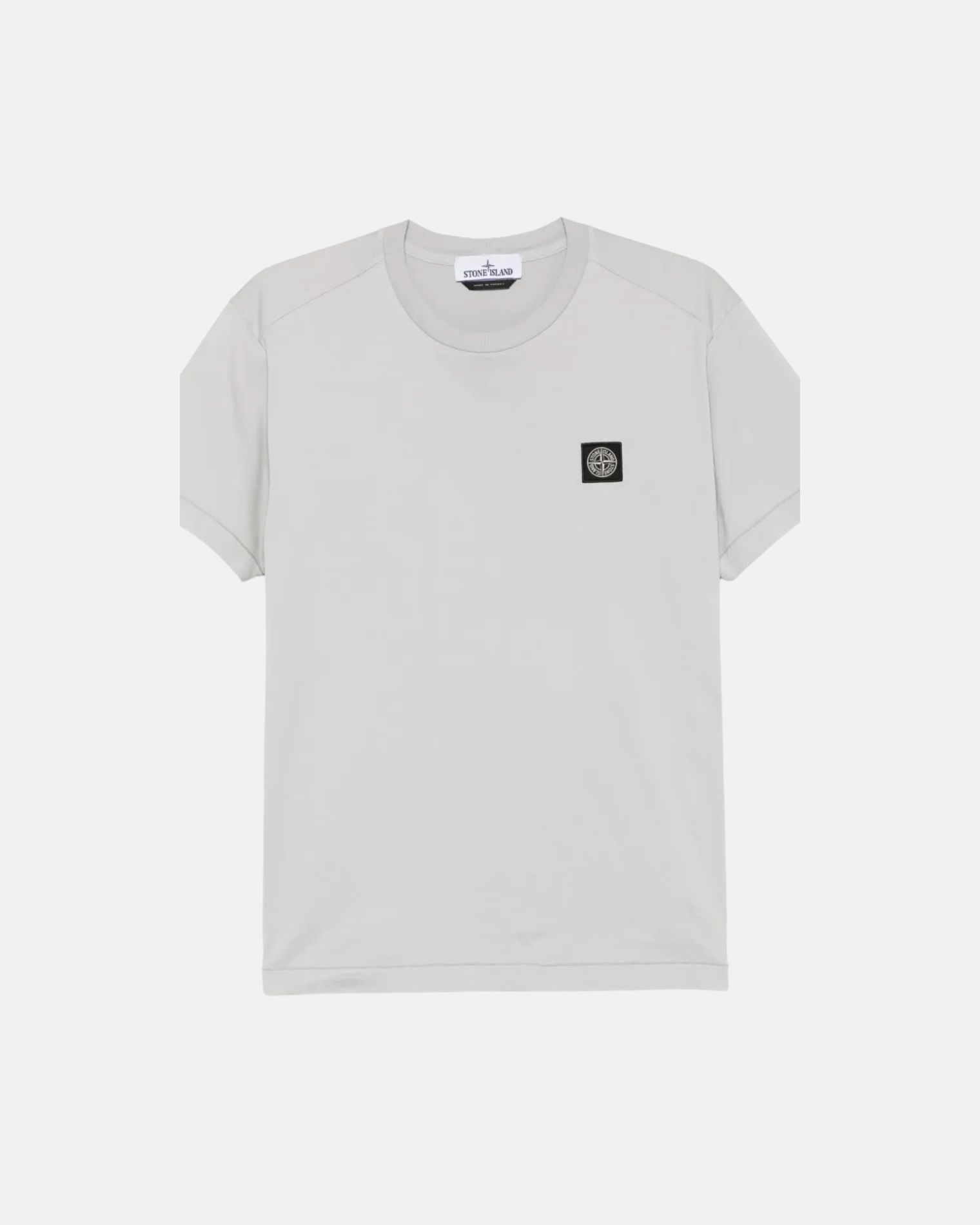 K1S152100039S0013 CAMISETA PARCHE LOGO "STONE ISLAND" S8M - gris perla