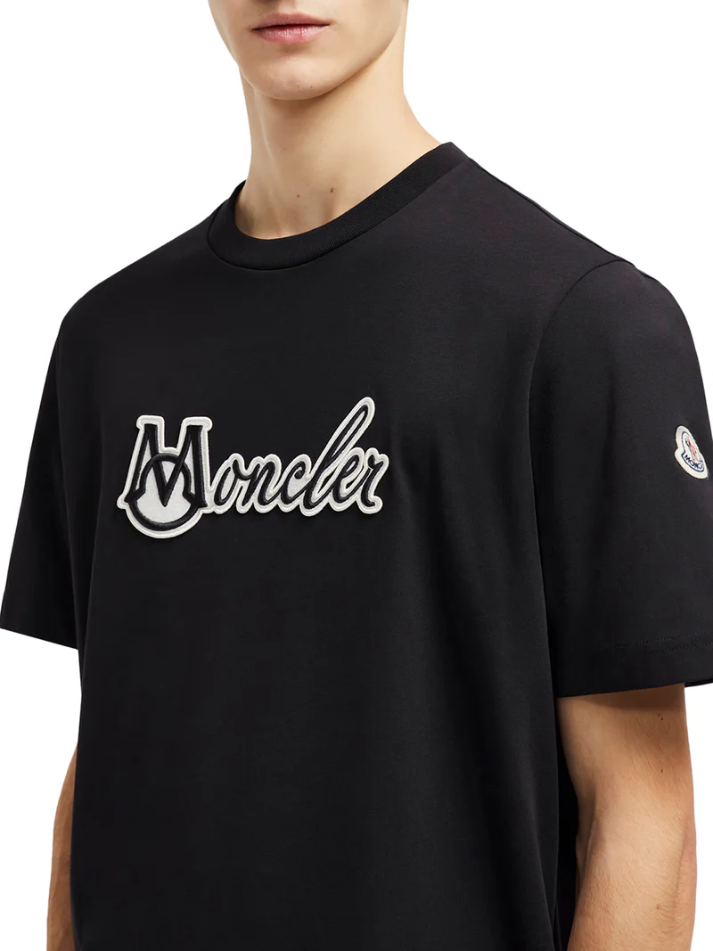 8C0001189AJS CAMISETA ESTAMPA LOGO "MONCLER" S8M