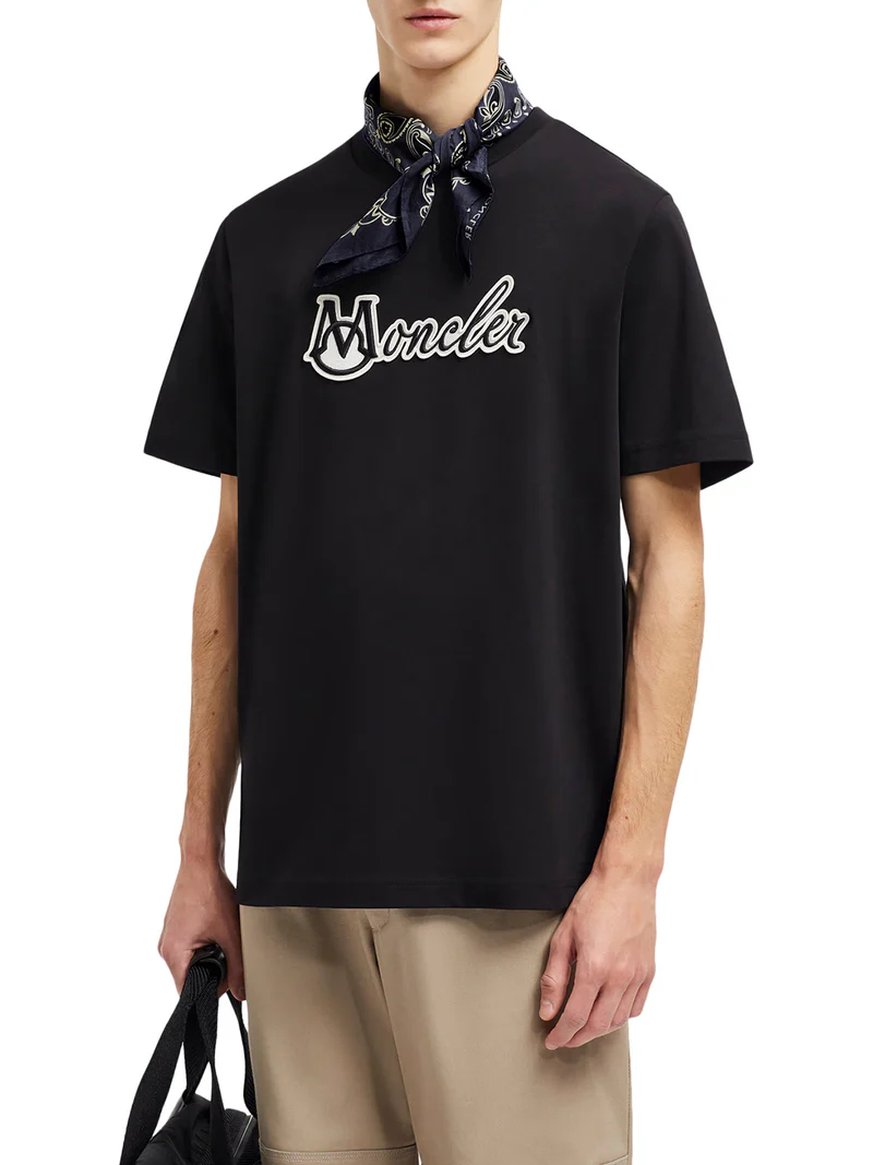 8C0001189AJS CAMISETA ESTAMPA LOGO "MONCLER" S8M