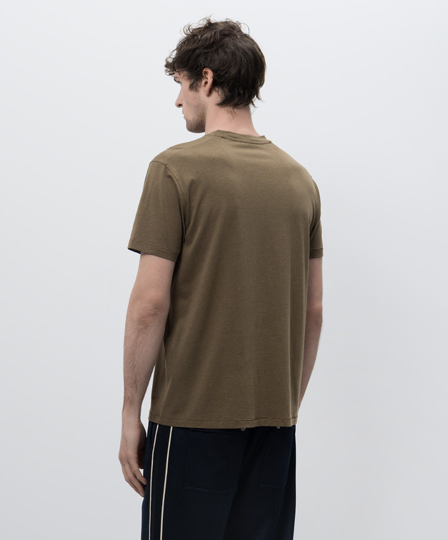 JCS004JMT002S23 CAMISETA  LYOCELL TOM FORD S8M  KHAKI