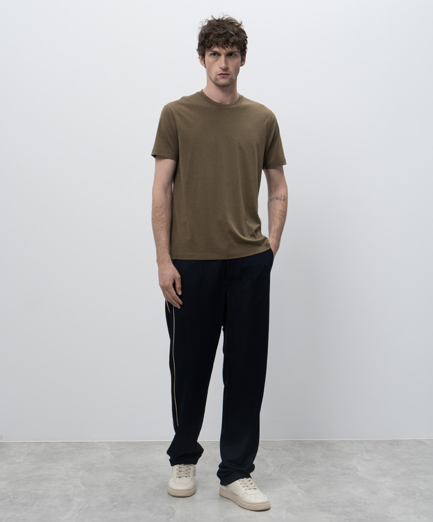 JCS004JMT002S23 CAMISETA  LYOCELL TOM FORD S8M  KHAKI