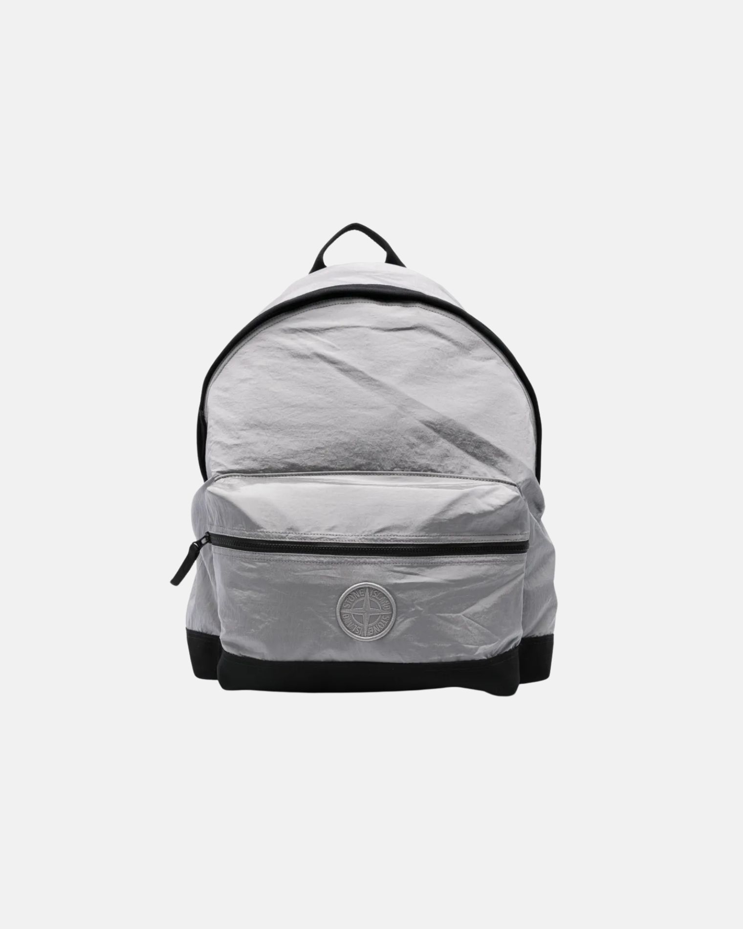 KS159200009S0076 MOCHILA NYLON STONE ISLAND S8M  GRIS PERLA