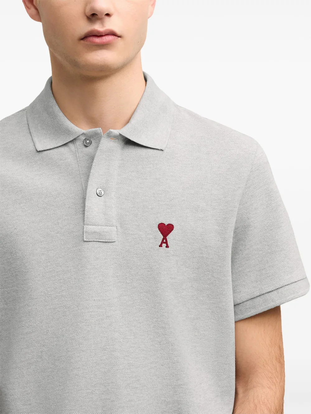 BFUPL001760 POLO PIQUÉ DE COEUR "AMI PARIS" S8M SZM