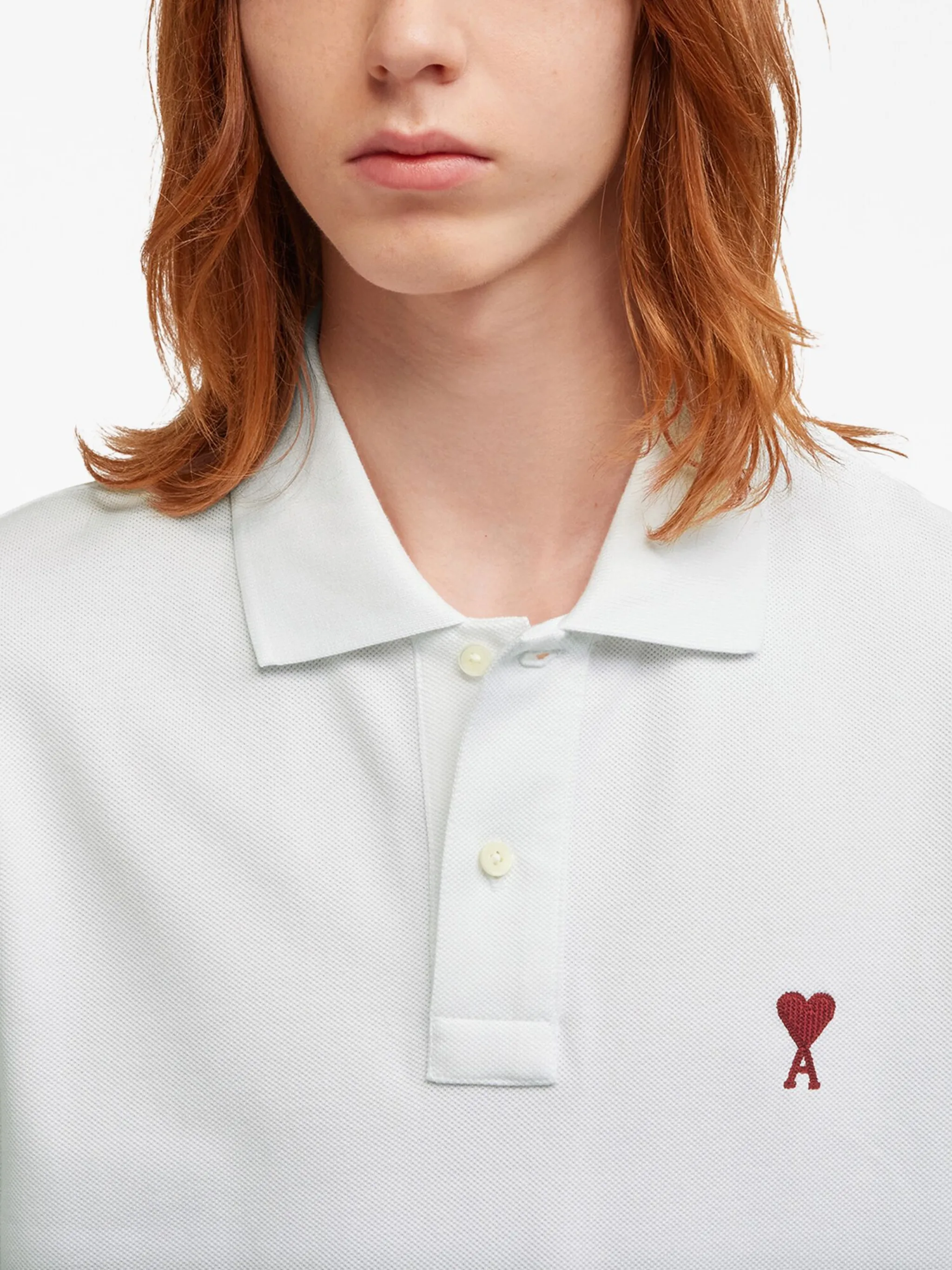 BFUPL001760 POLO PIQUÉ DE COEUR "AMI PARIS" S8M SZM