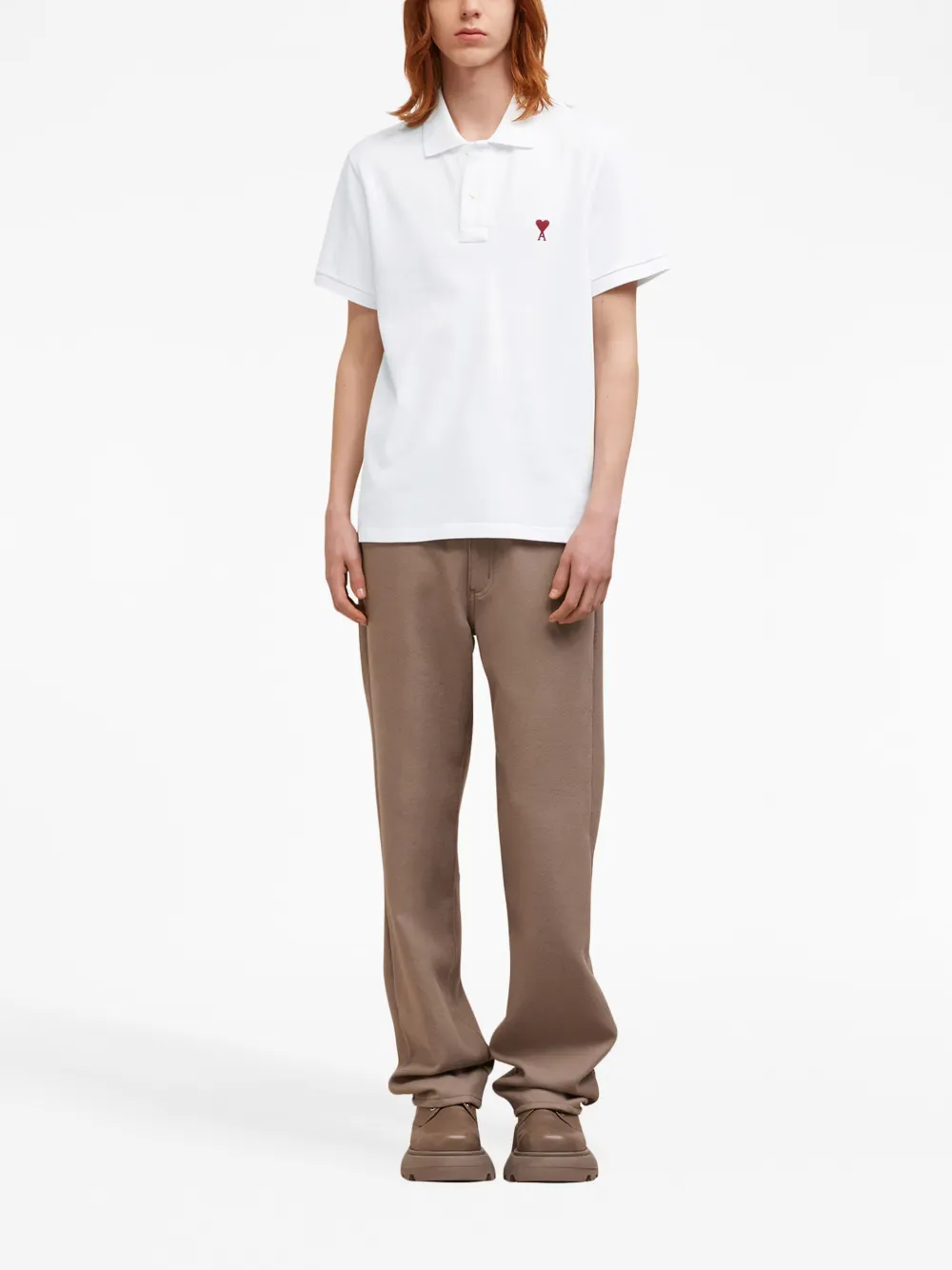 BFUPL001760 POLO PIQUÉ DE COEUR "AMI PARIS" S8M SZM