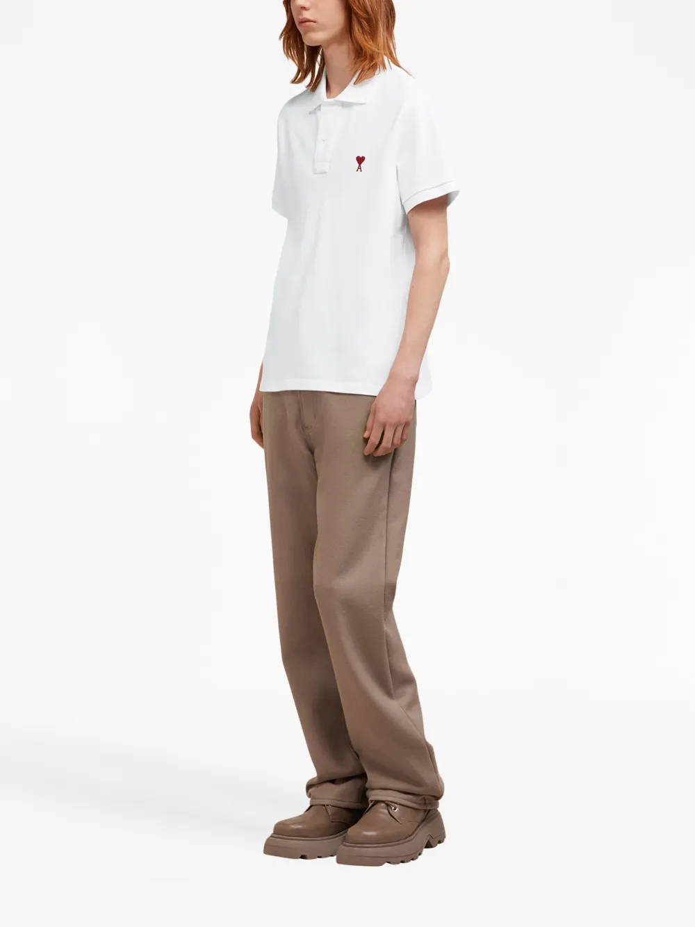 BFUPL001760 POLO PIQUÉ DE COEUR "AMI PARIS" S8M SZM