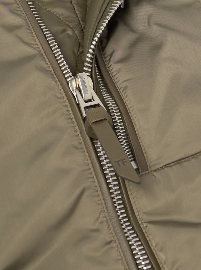 OBS047FMN045S25 CAZADORA NYLON HUSKIE TOM FORD S8M  VERDE SAGE