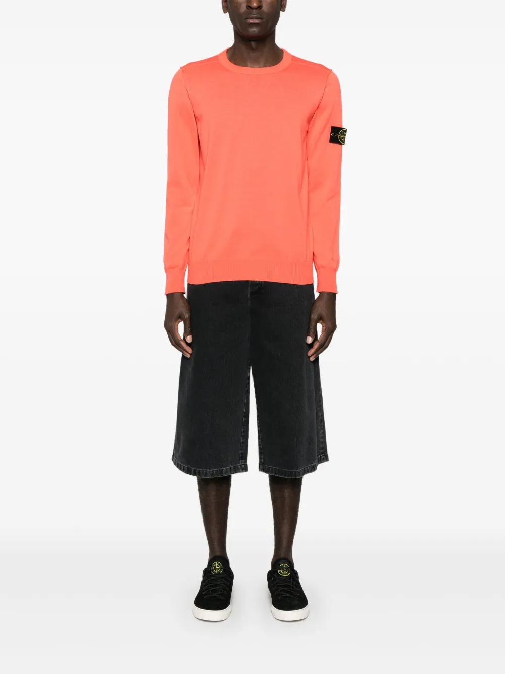 K1S155100053S00B2 SUETER CUELLO REDONDO ALGODÓN "STONE ISLAND" S8M 