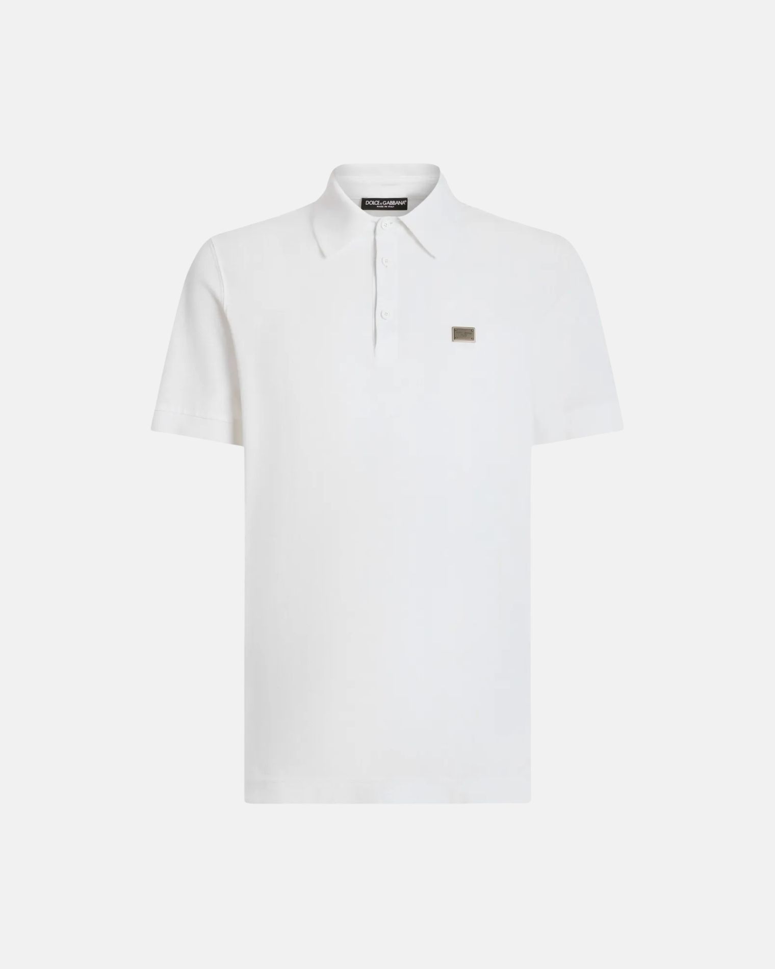 G8PL4TG7F2H POLO PIQUÉ CON PLACA "DOLCE & GABBANA" F7M