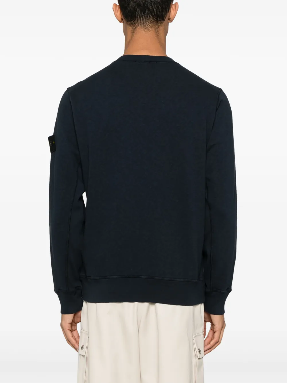 6100060S0051 SUDADERA CUELLO REDONDO "STONE ISLAND" F9M - negro