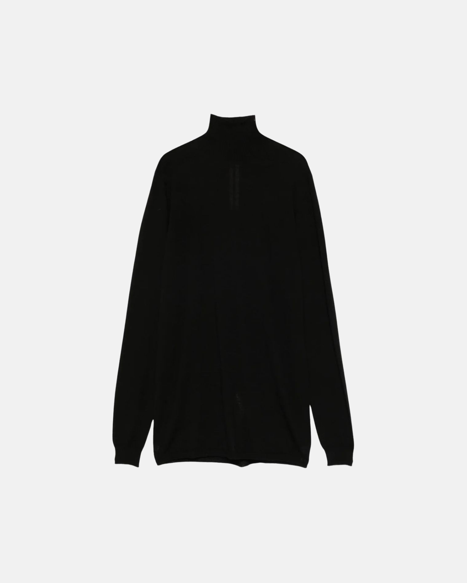 RU02E1624 SUETER CUELLO TORTUGA CASHMERE RICK OWENS F9M   NEGRO