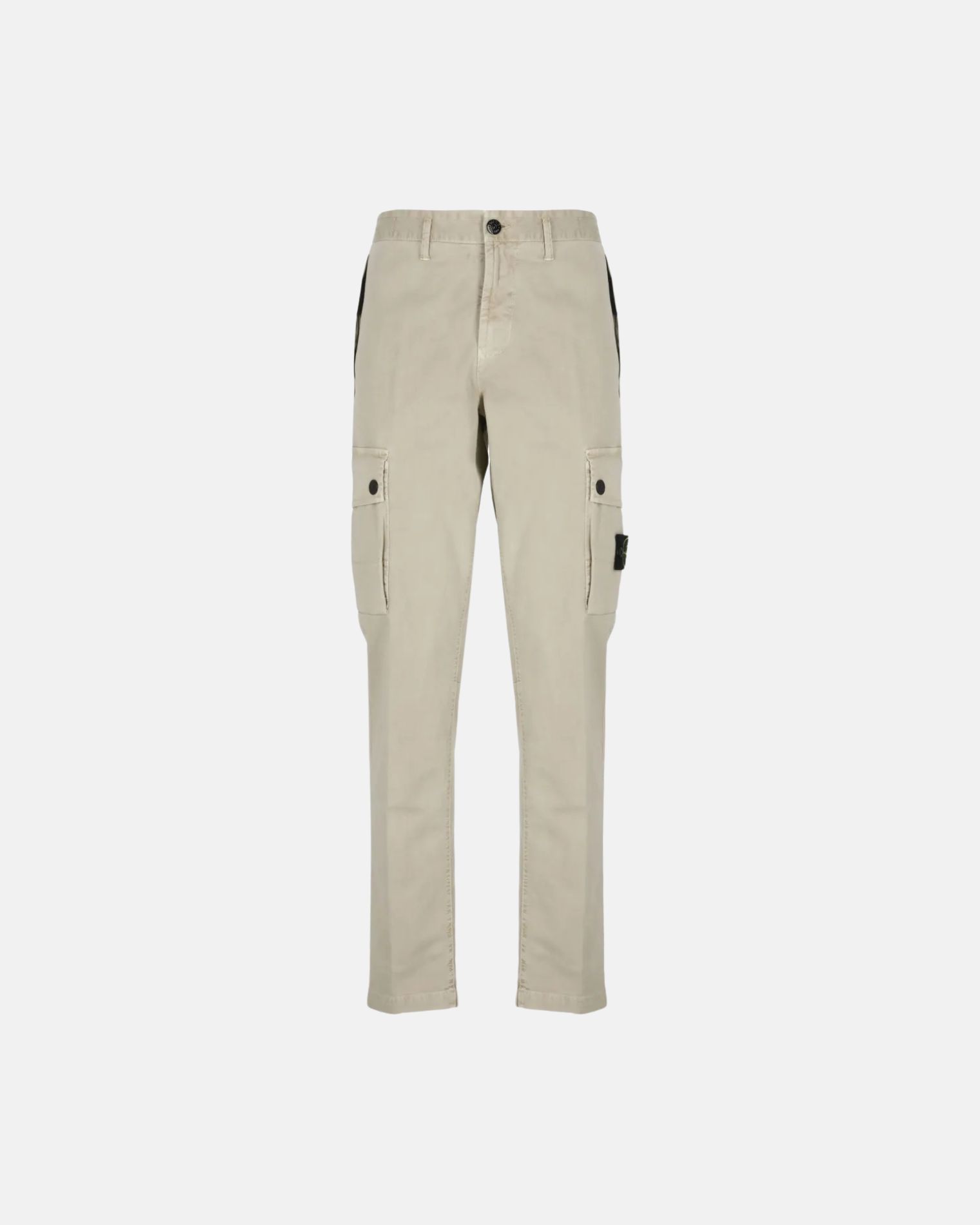 3100034S00L1 PANTALÓN CARGO GABARDINA STRECHT STONE ISLAND F9M BEIGE DESIERTO