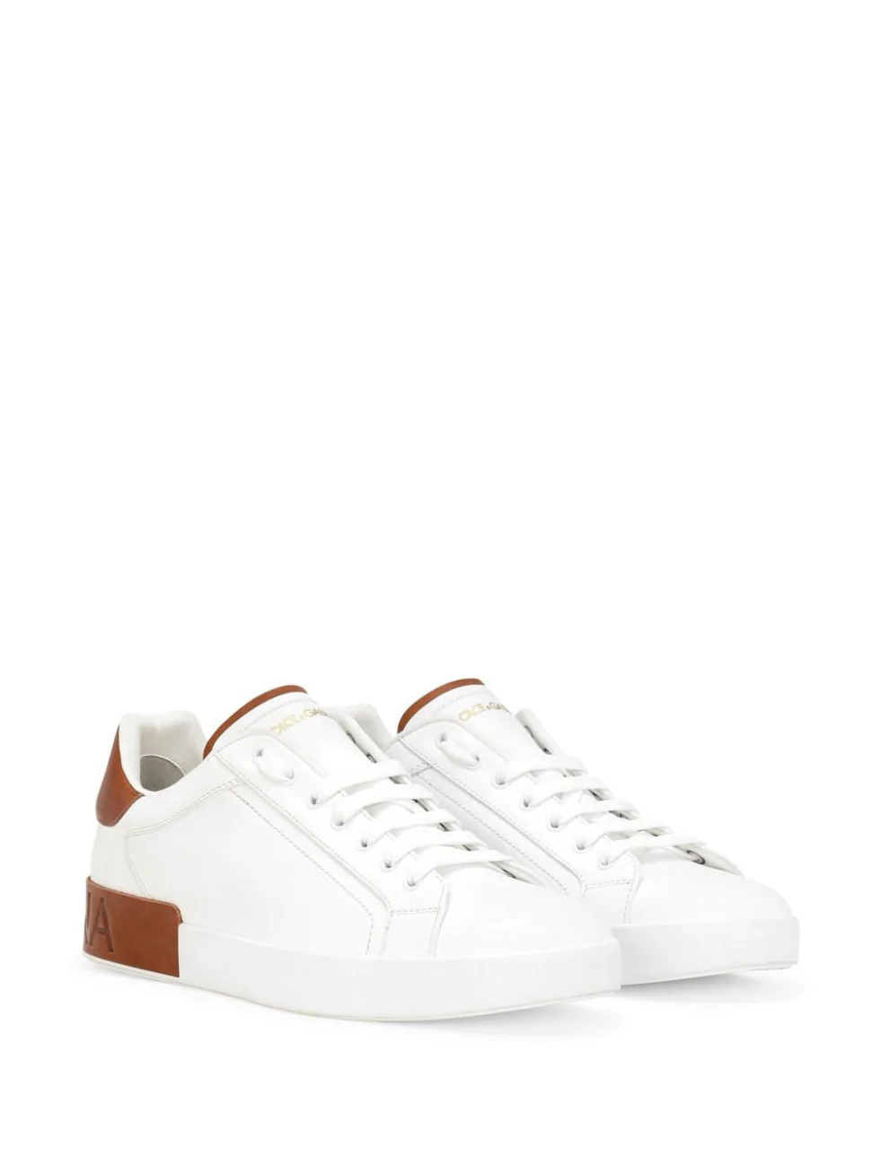 CS2278A9U738S537 _SNEAKER TENIS PORTOFINO DOLCE & GABBANA F7M BLANCO CUERO