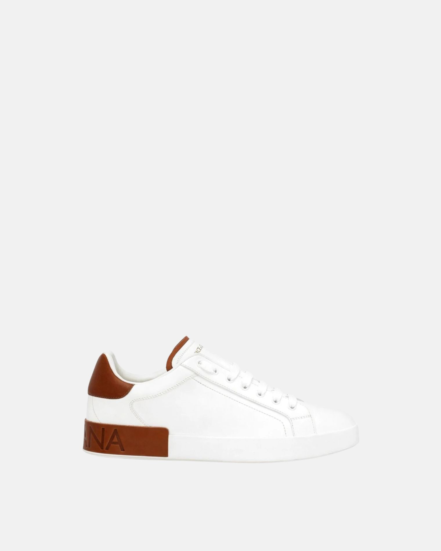 CS2278A9U738S537 _SNEAKER TENIS PORTOFINO DOLCE & GABBANA F7M BLANCO CUERO