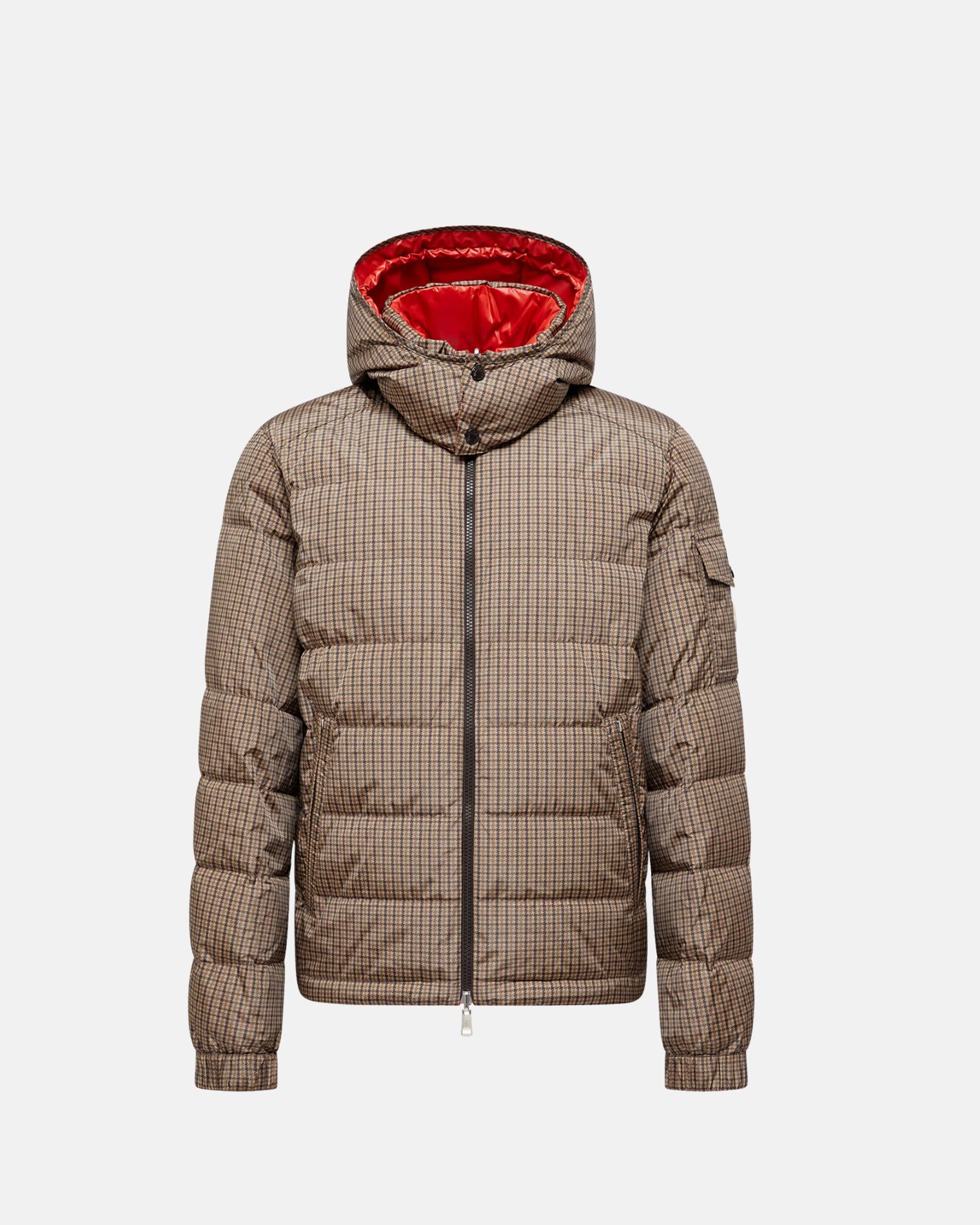 1A00008598OE JONAGE PLUMIFERO CAPUCHA MONCLER F9M   BEIGE NARANJA