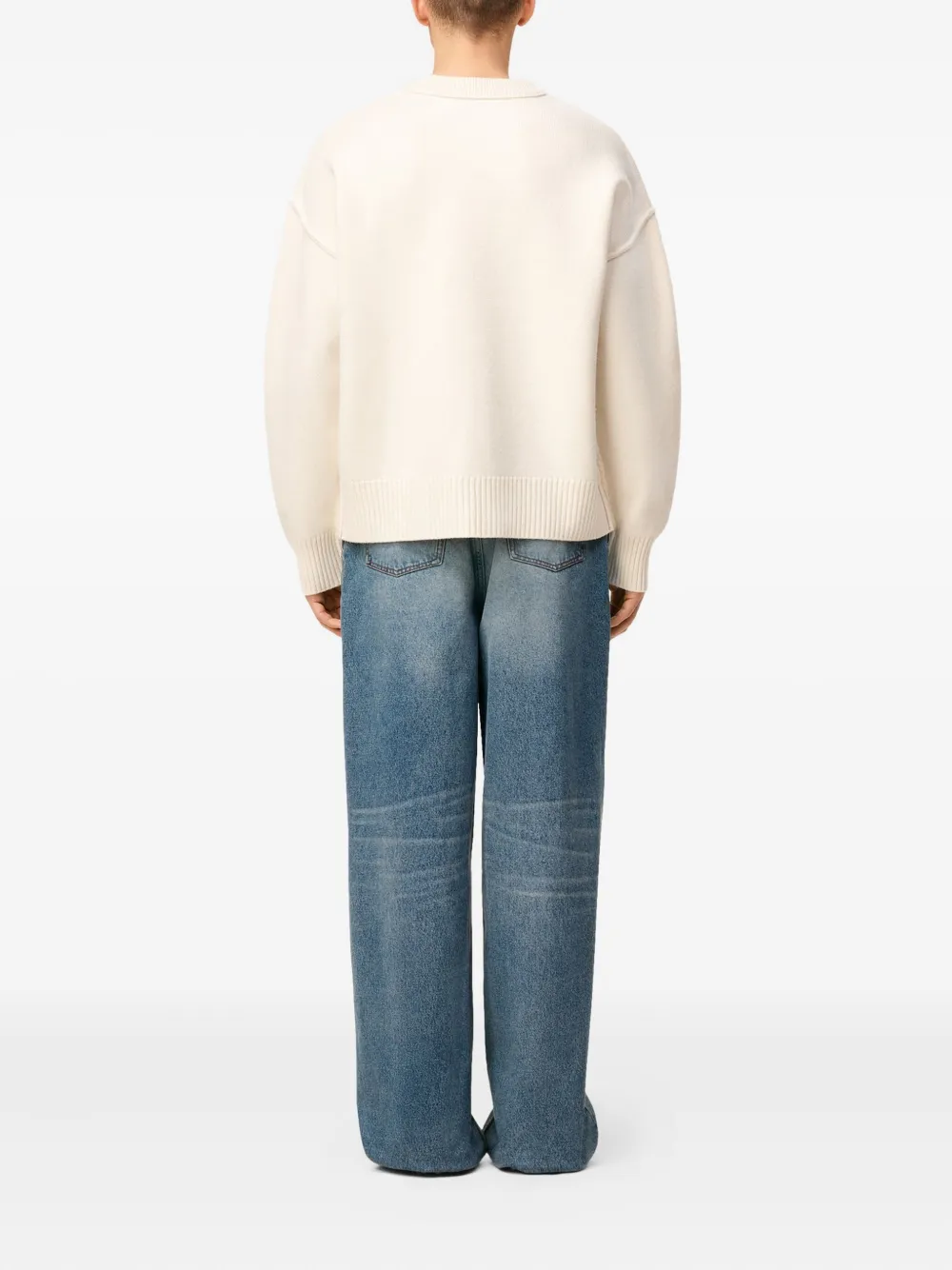 H25UKS8380018 C/REDONDO  FIELTRO LANA DE COEUR AMI PARIS F9M  CRUDO NEGRO