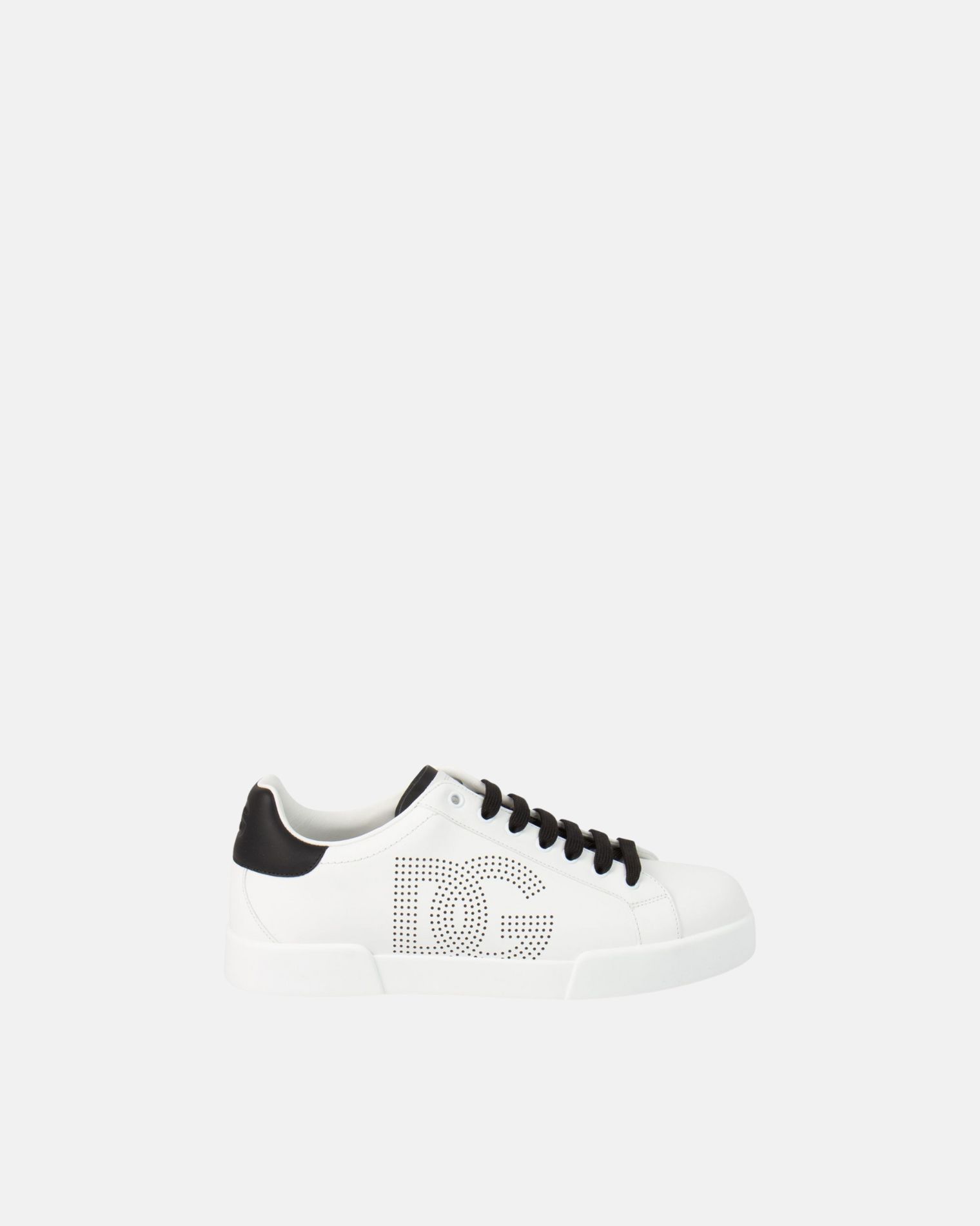 CS2277AV06689697 SNEAKER TENIS PORTOFINO DOLCE & GABBANA F7M BLANCO NEGRO