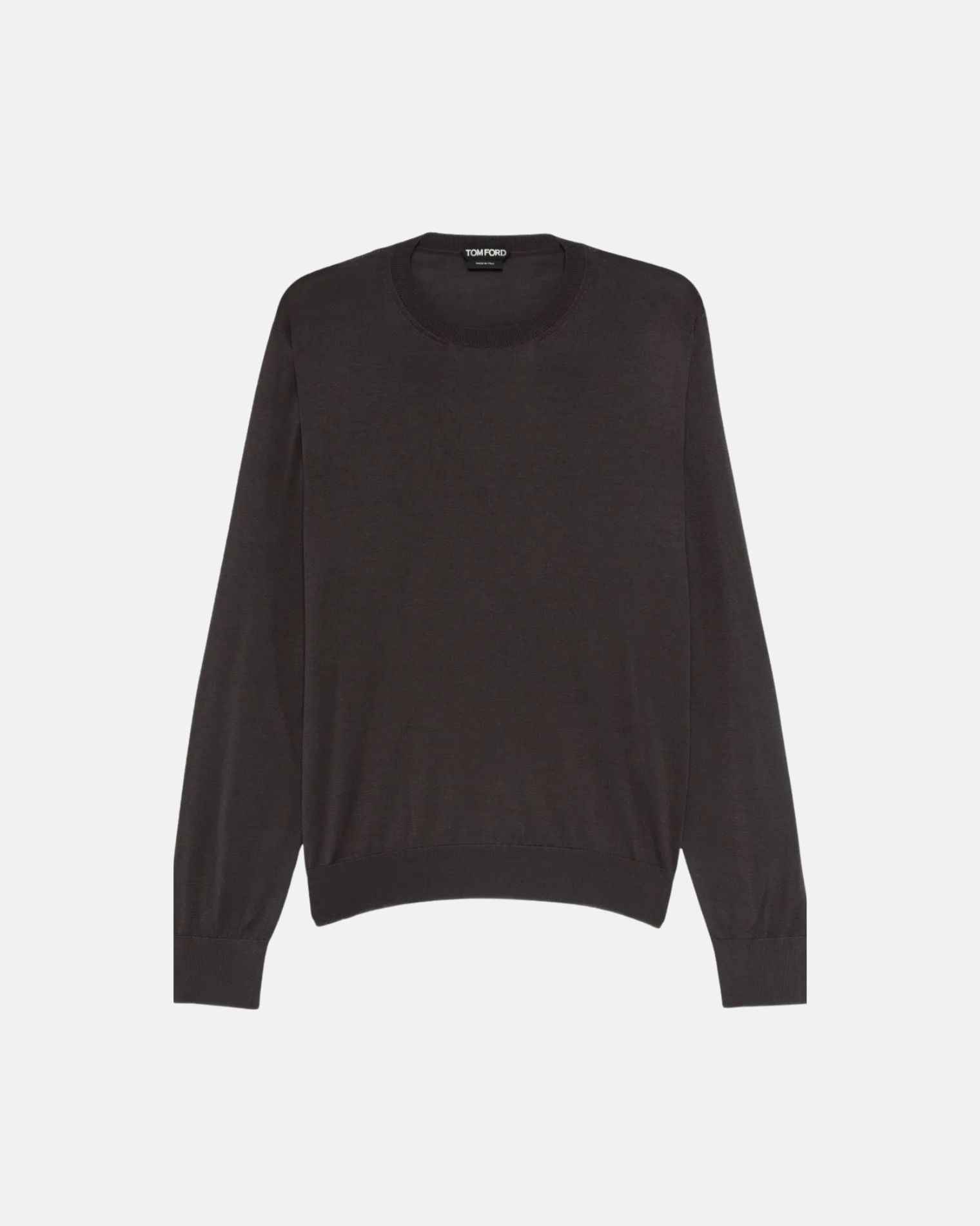 KCL057YMS135 SUETER SEDA CUELLO REDONDO TOM FORD F9M   NEGRO