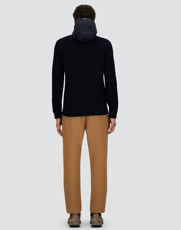 MC000195U70272 CARDIGÁN LANA NYLON CAPUCHA "HERNO" F9M   