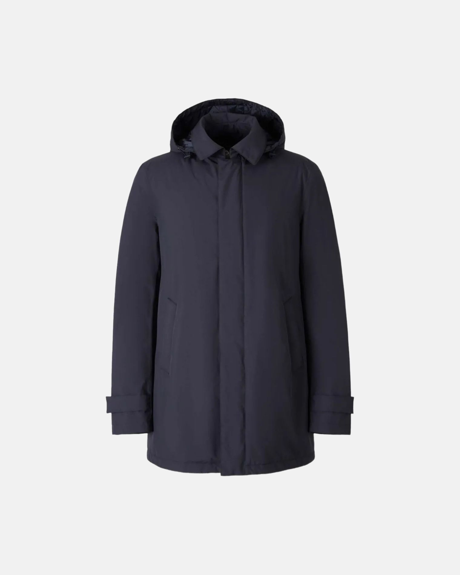 PI001242U12840 GABARDINA GORETEX ACOLCHADA CAPUCHA DESMONTABLE HERNO F9M  MARINO