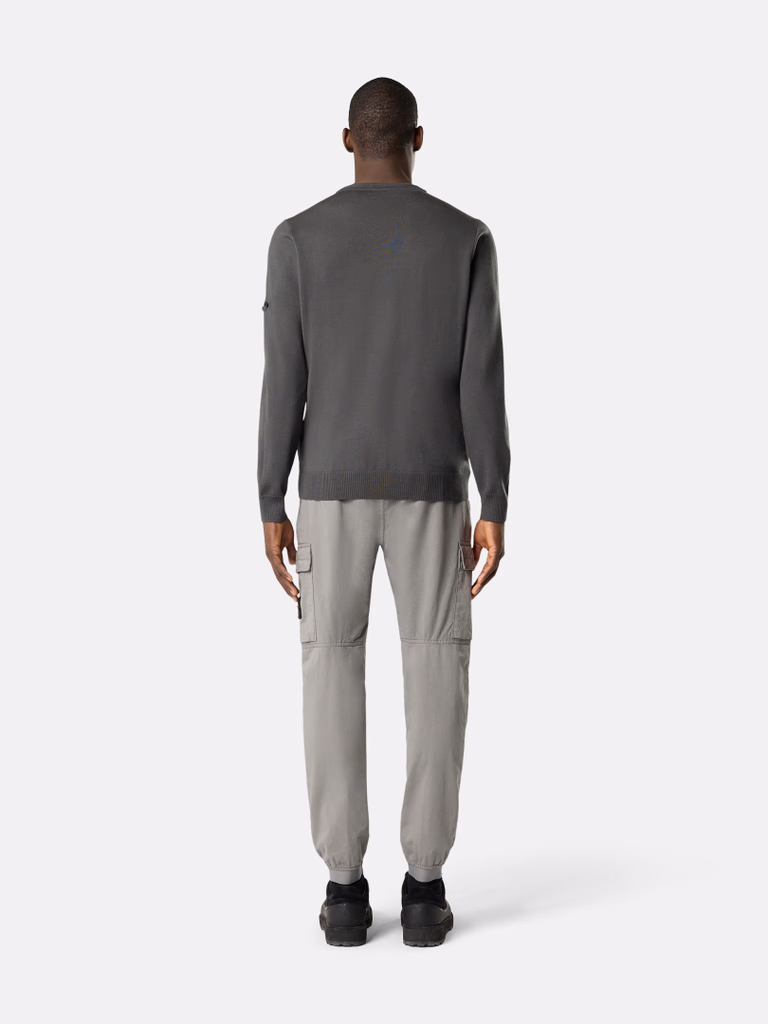 3100033S0014 PANTALÓN CARGO JOGGING GABARDINA STRECHT "STONE ISLAND" F9M  - cemento