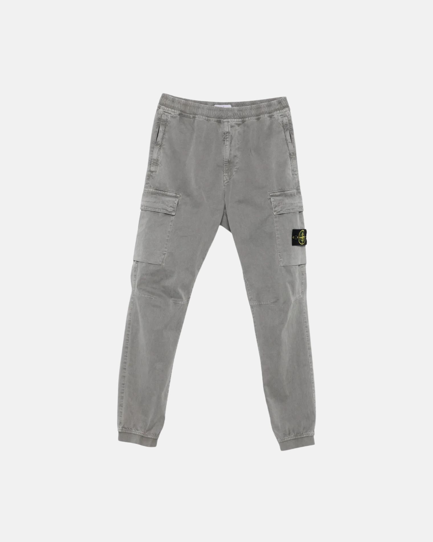 3100033S0014 PANTALÓN CARGO JOGGING GABARDINA STRECHT "STONE ISLAND" F9M  - cemento