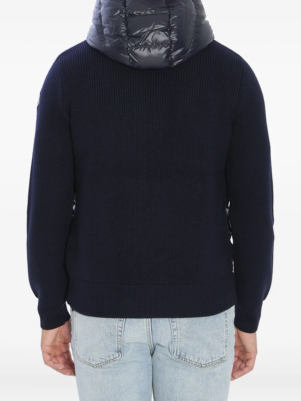 9B00041M1131 CHAQUETA CAPUCHA Y CREMALLERA NYLON MONCLER F9M   MARINO