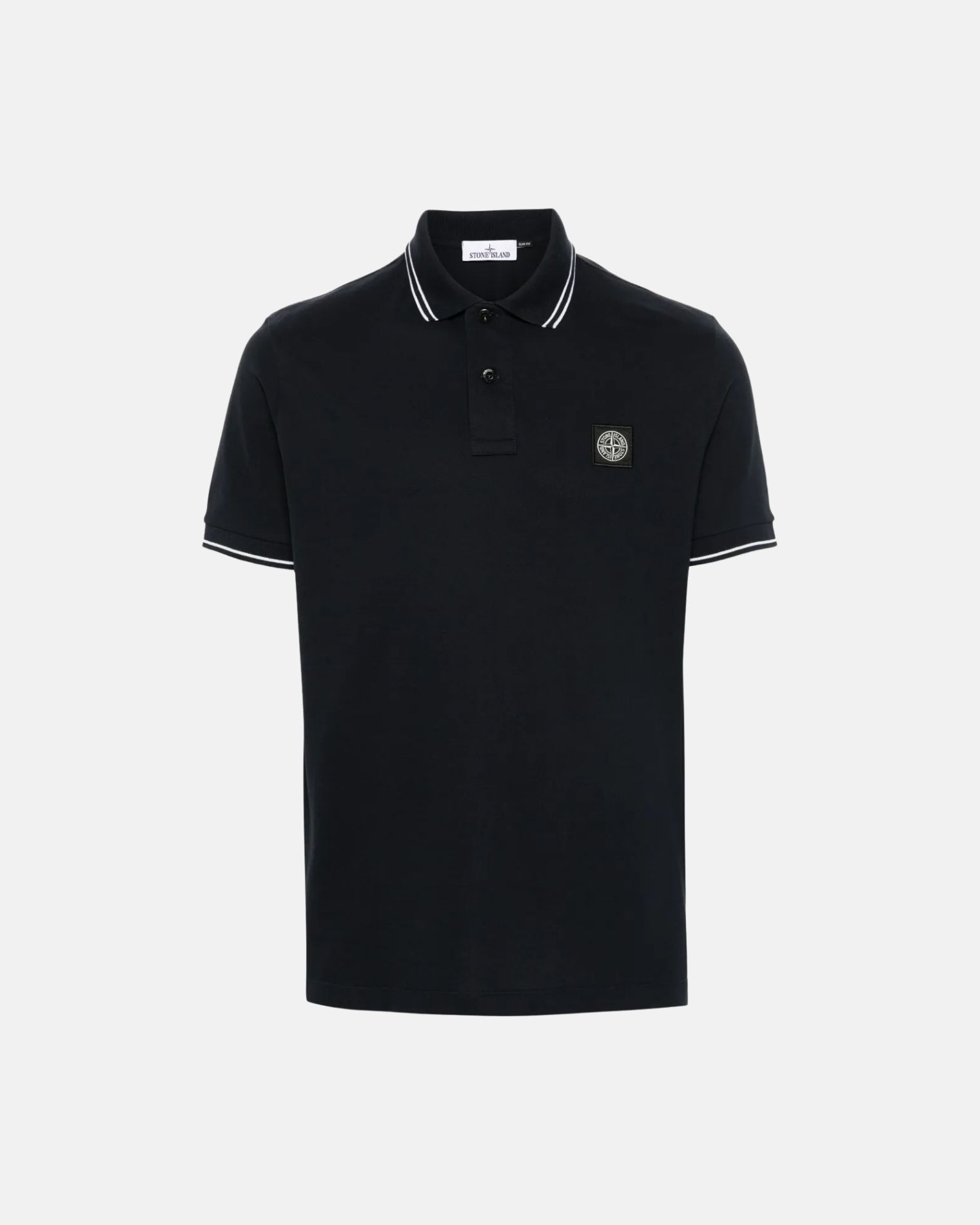 L1S152200010S0018 POLO PIQUÉ STRECHT STONE ISLAND SZM   MARINO
